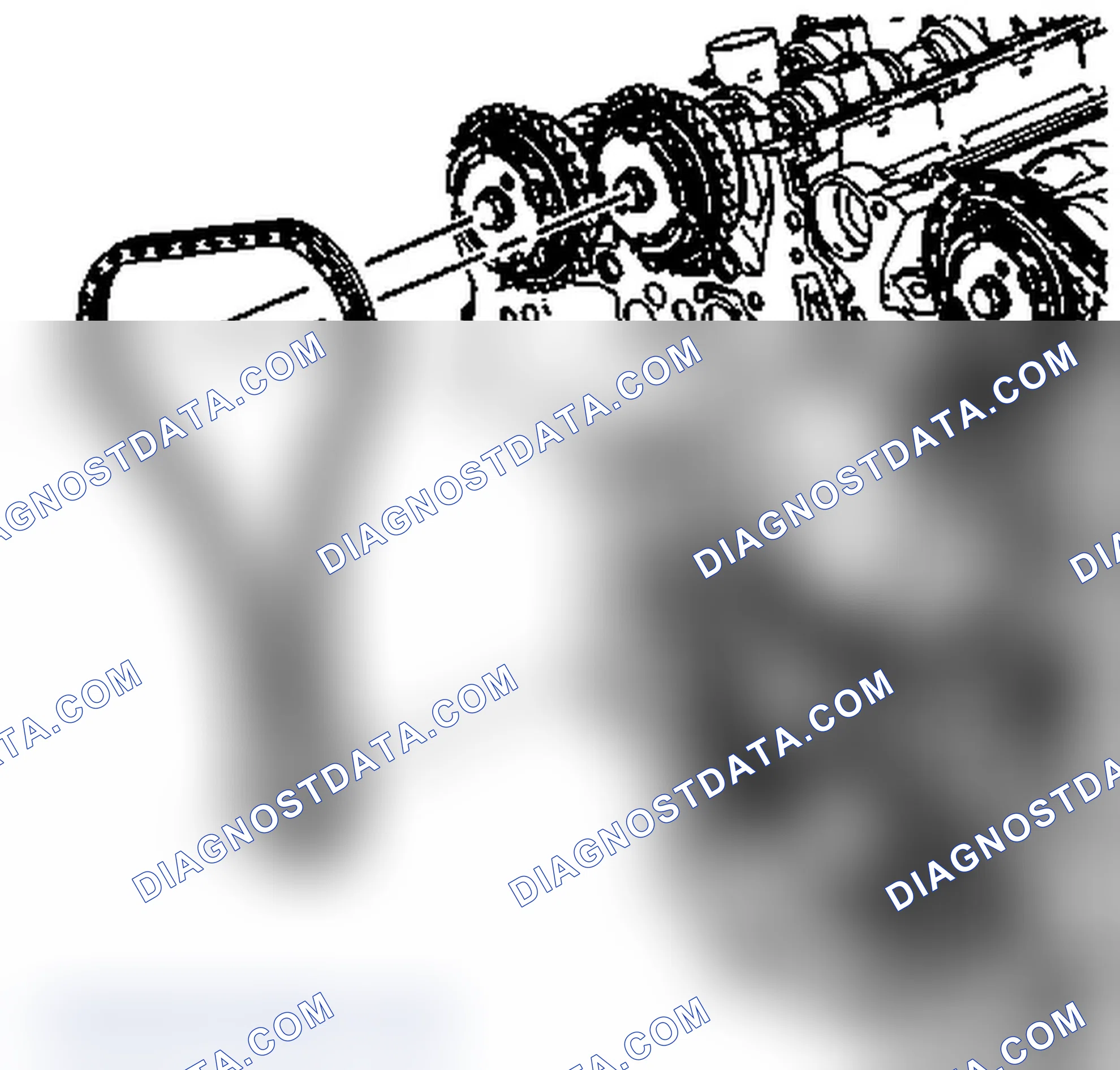 Scheme 191: Secondary Camshaft Drive Chain Removal - Right