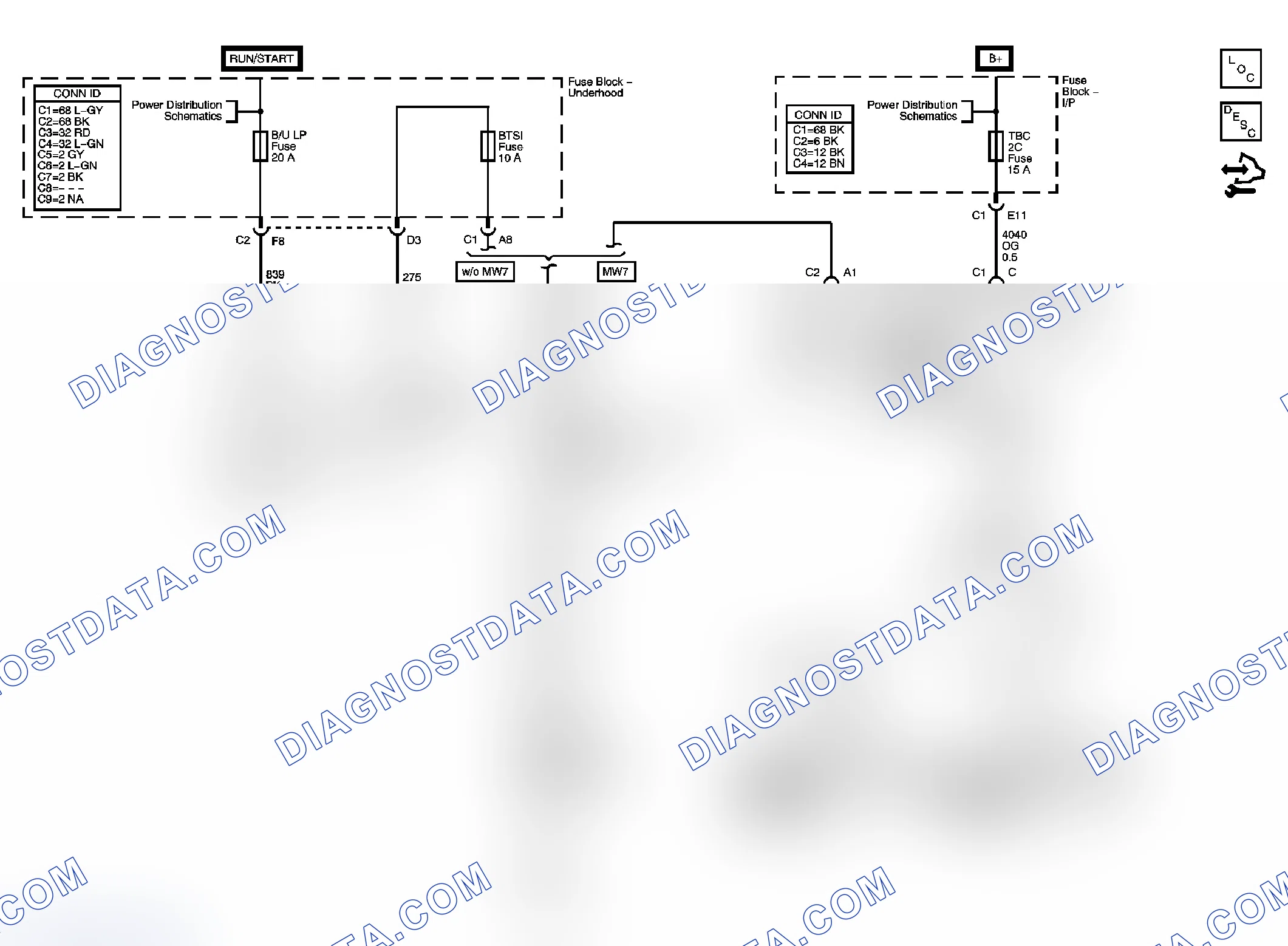 Scheme 203: Shift Lock Control Wiring Schematics
