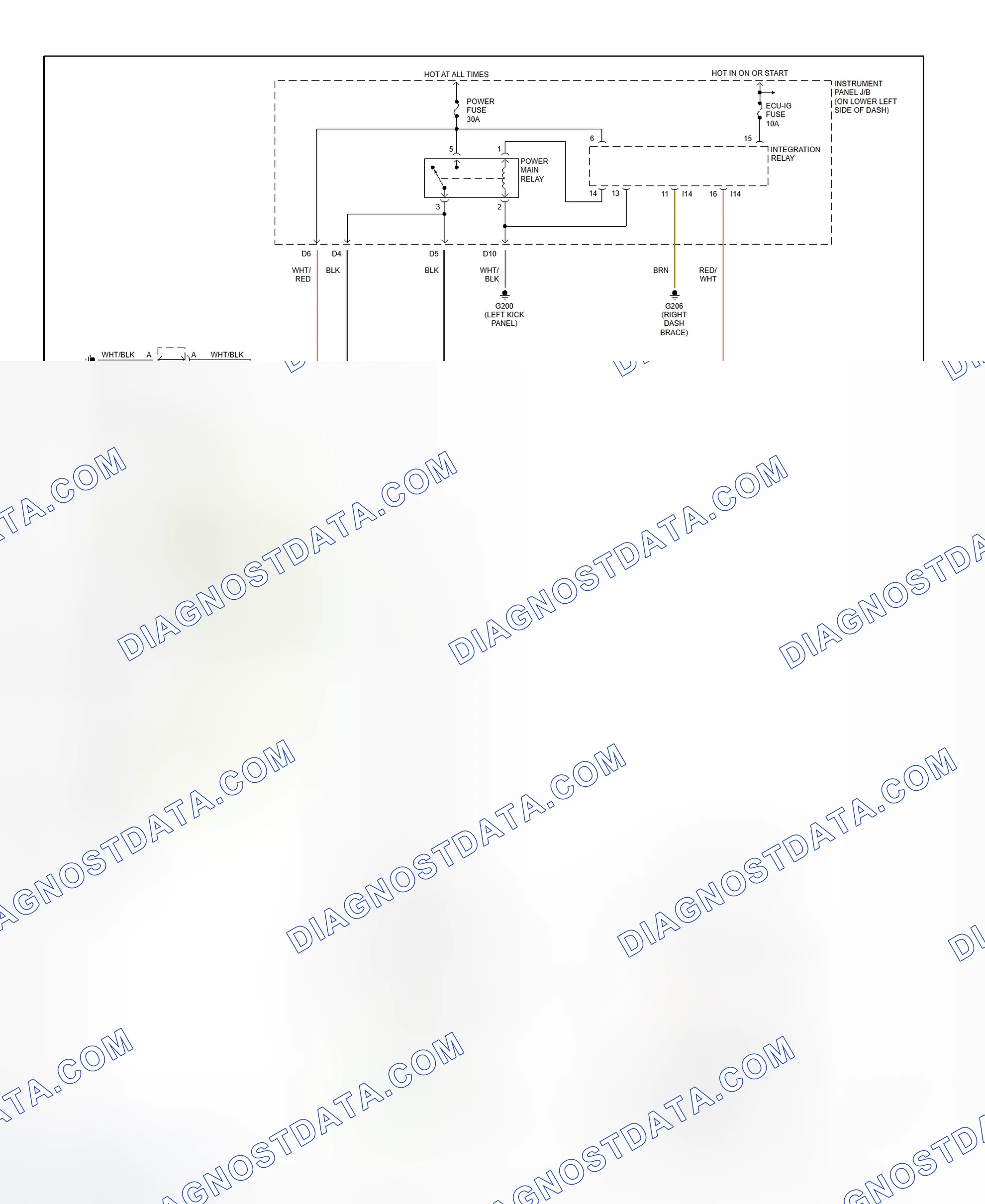 Scheme 7: Power Window System Wiring Diagram (RAV4 2-Door)