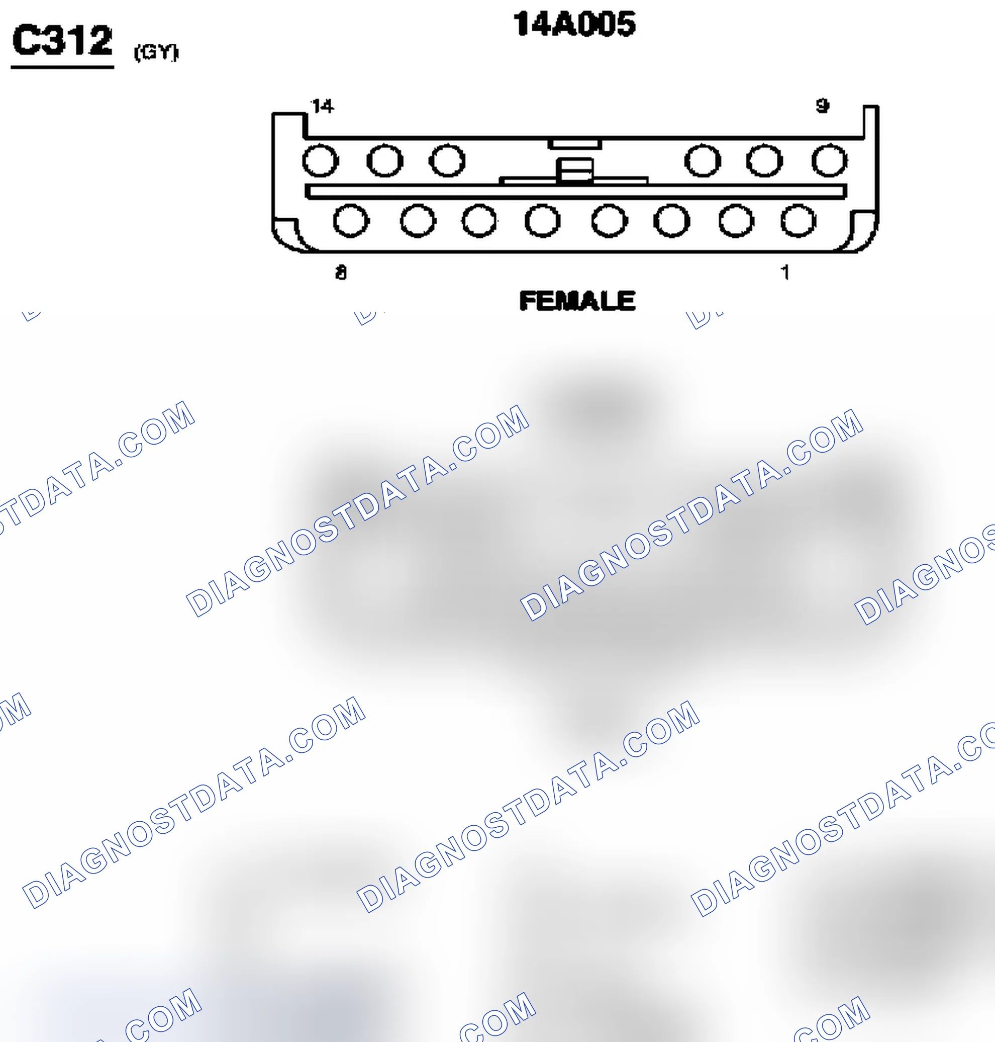 Scheme 122: Identifying Connectors C312, C313, C314, C315 & C316