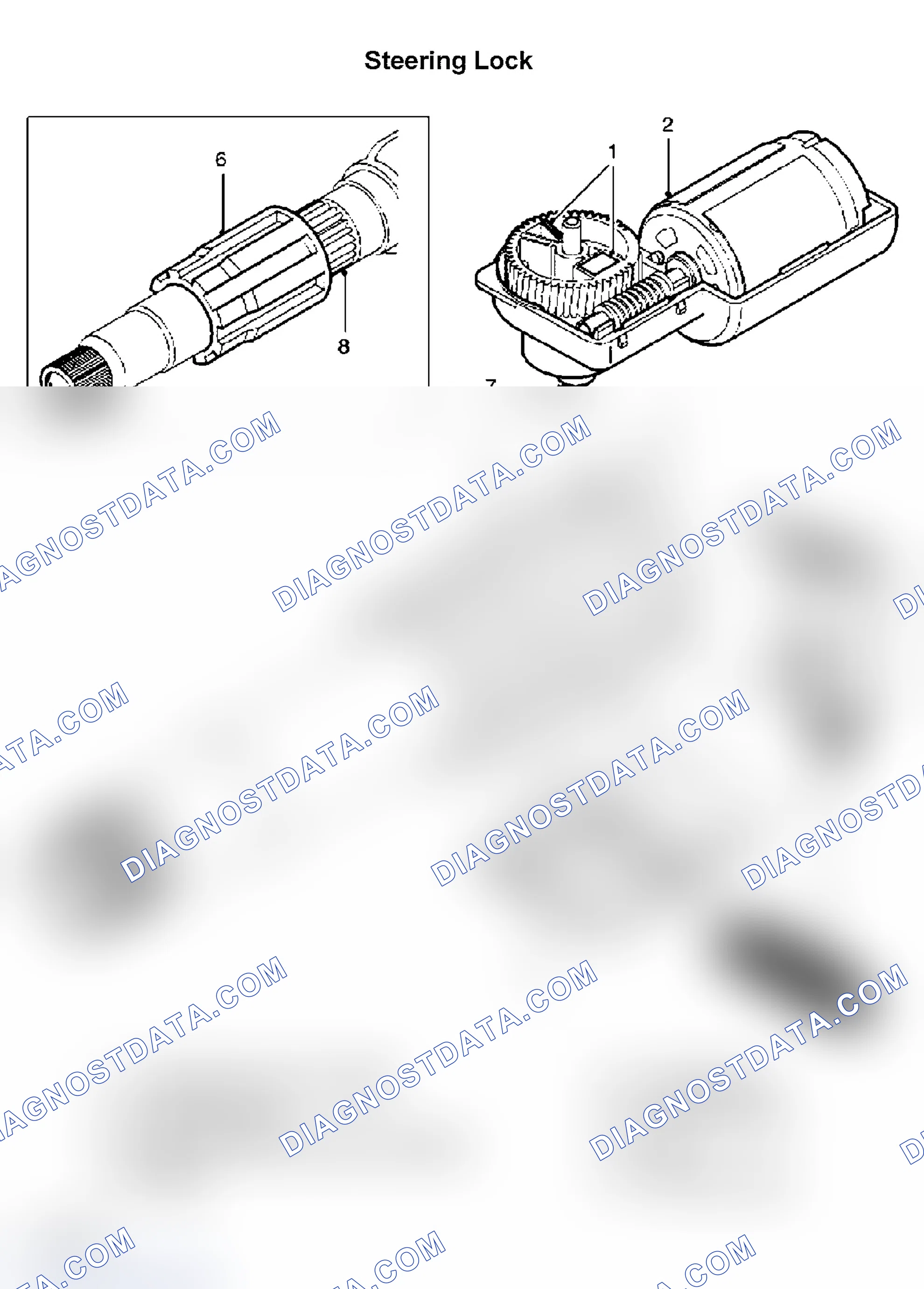 Scheme 9: STEERING LOCK