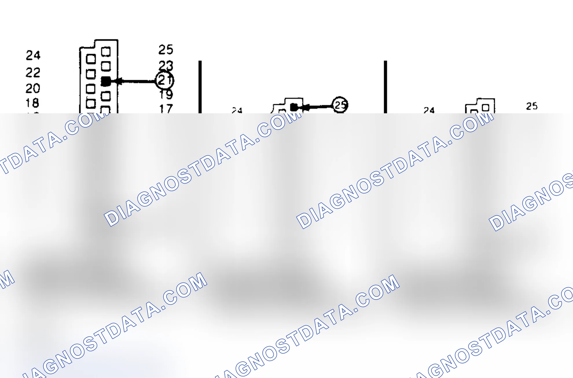 Scheme 147: Logic Module Glue Connector View From Wire Ends & Logic Module Red Connector View From Wire End