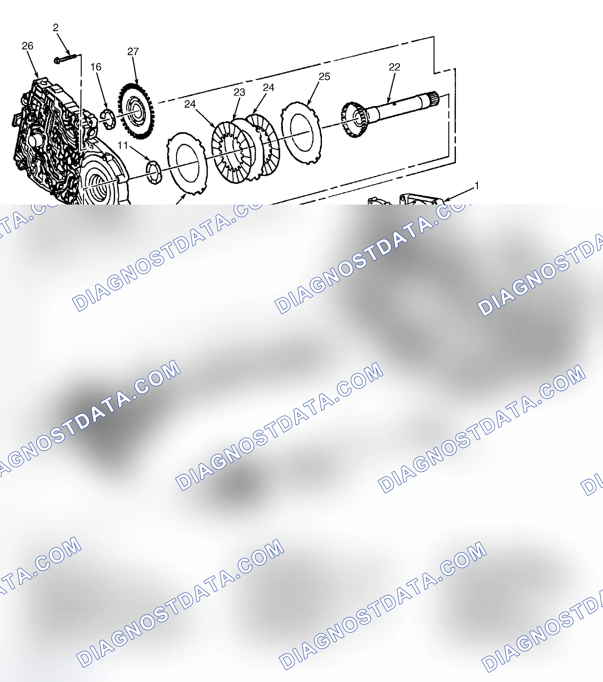 Scheme 55: 4TH CLUTCH SHAFT & PLATES