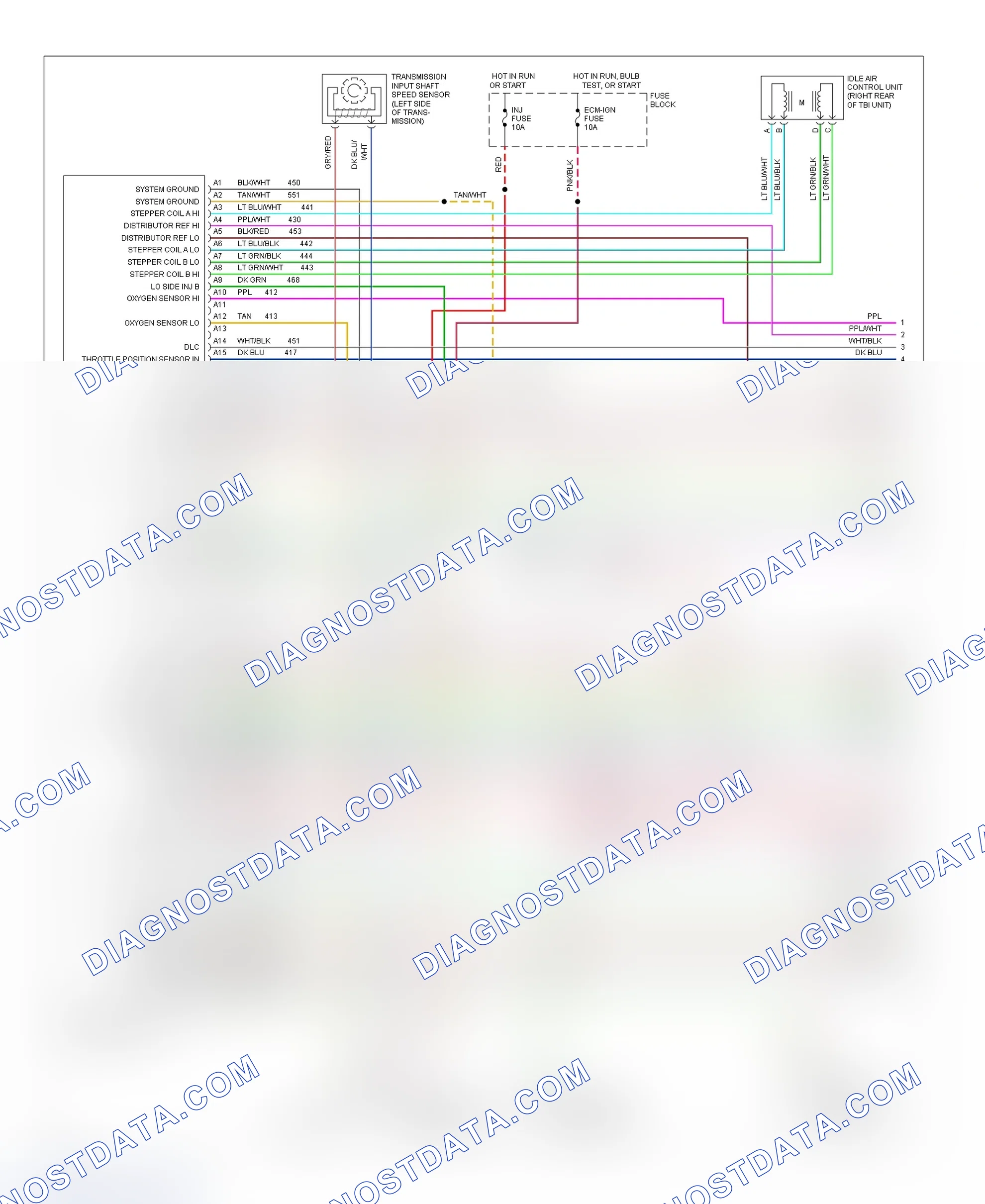 Scheme 29: Wiring Diagram (Pickup, Sierra & Suburban - 7.4L With A/T - 1 Of 3)