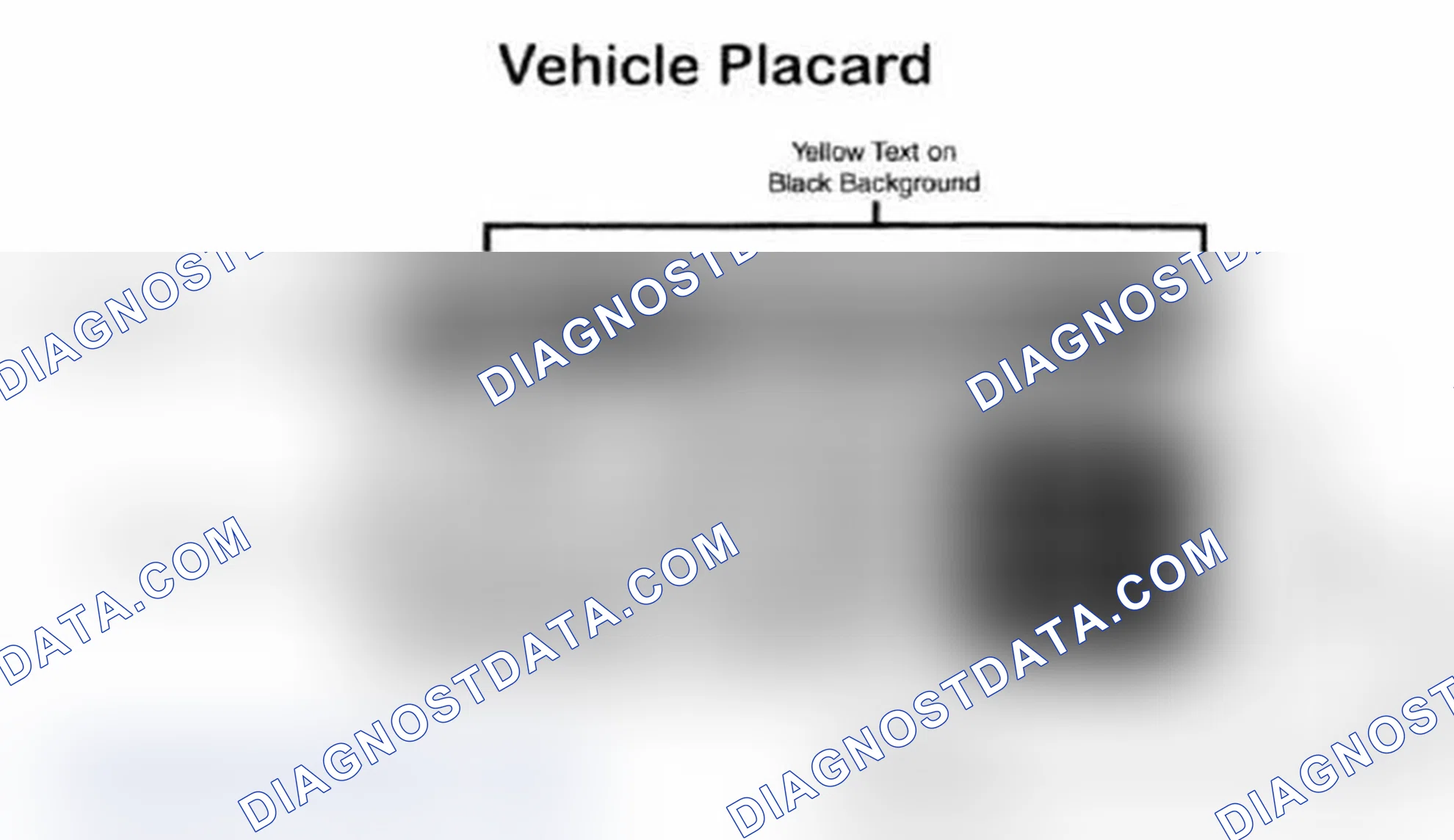 Scheme 28: Vehicle Tire Placard - Typical