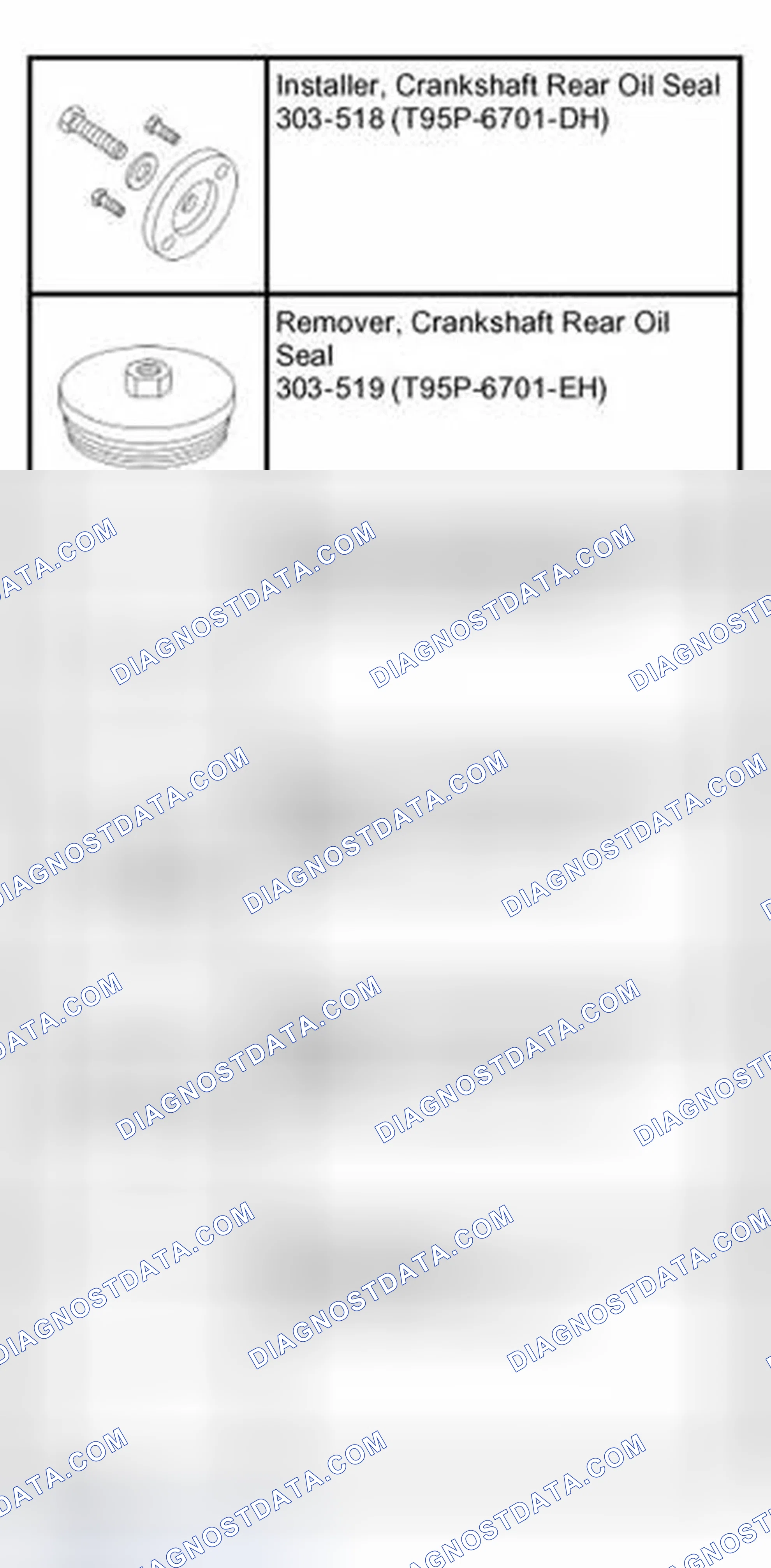 Scheme 1187: Crankshaft Rear Seal