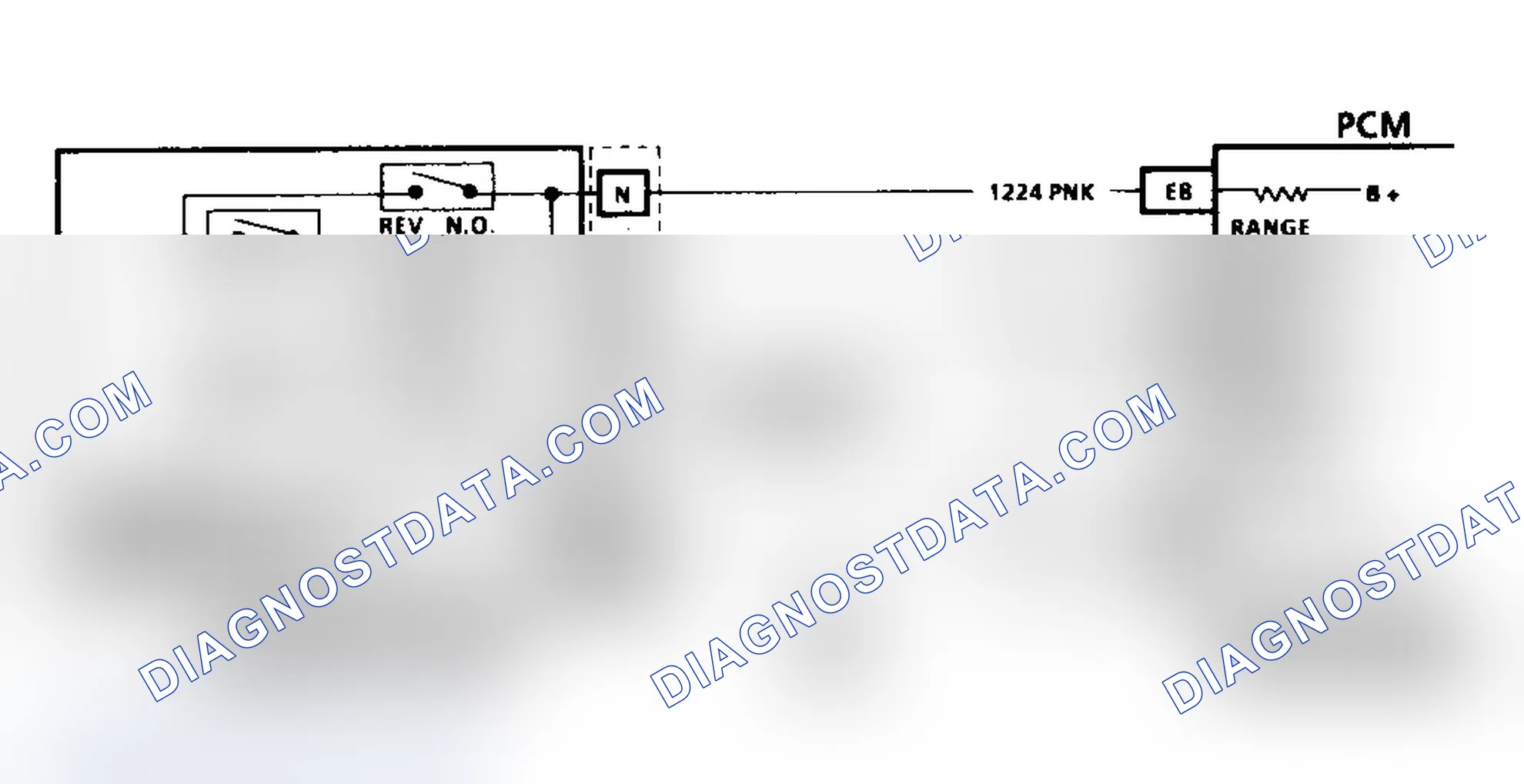 Scheme 279: Code 28 Schematic (4L60-E Transmission (Diesel) Transmission Range Pressure Switch