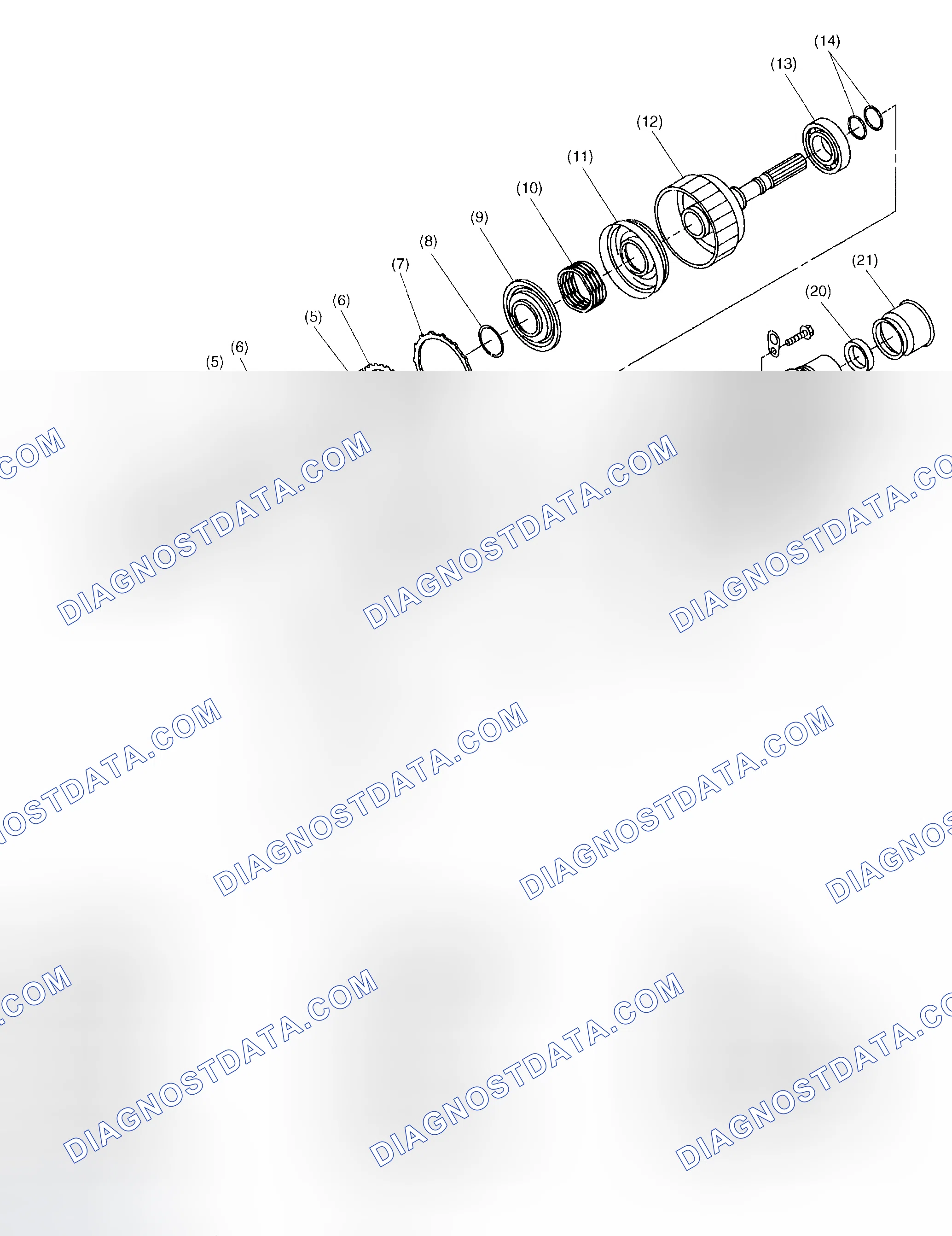 Scheme 1237: Identifying AWD Transfer System Components