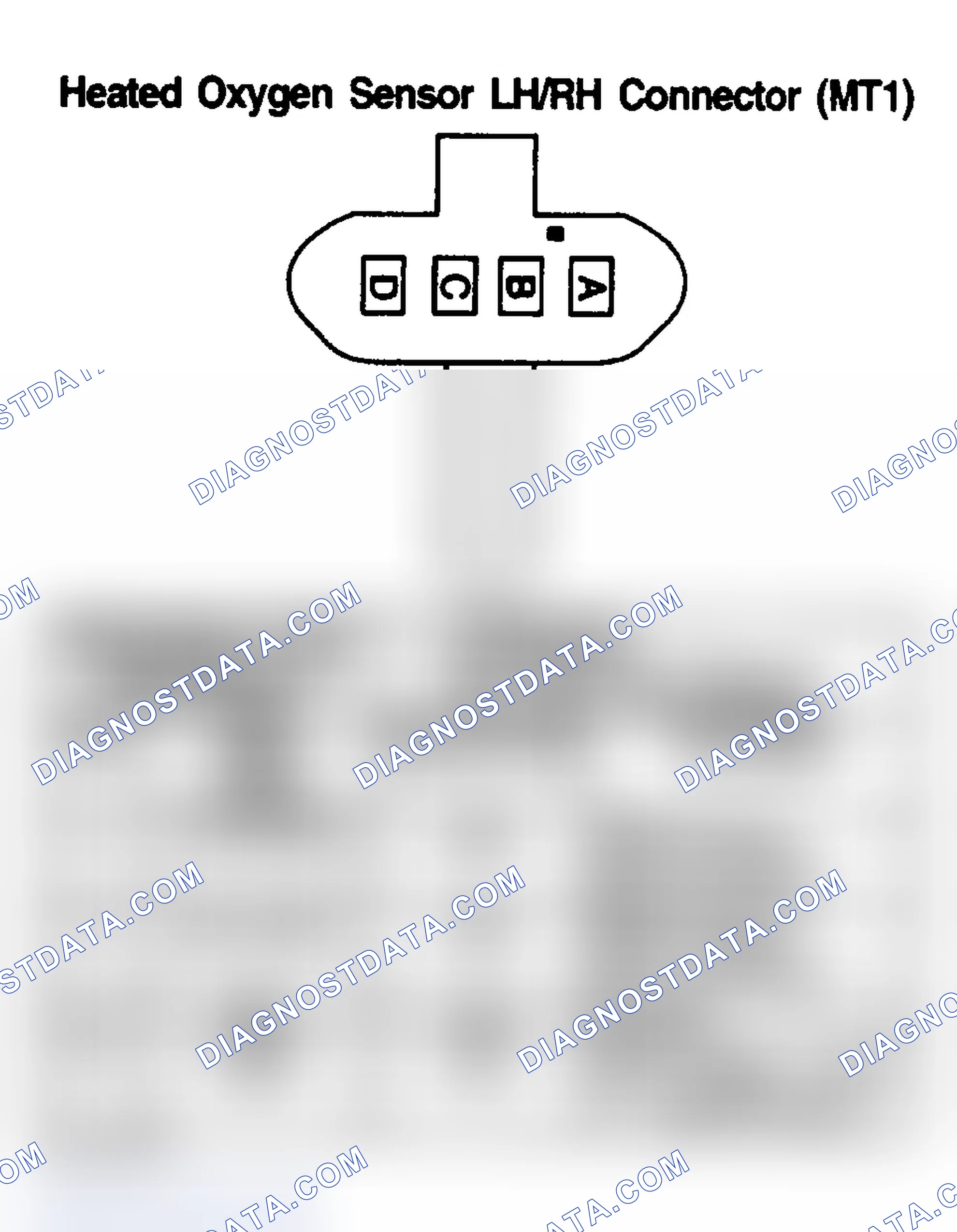 Scheme 176: HEATED OXYGEN SENSOR LH/RH (MT1)