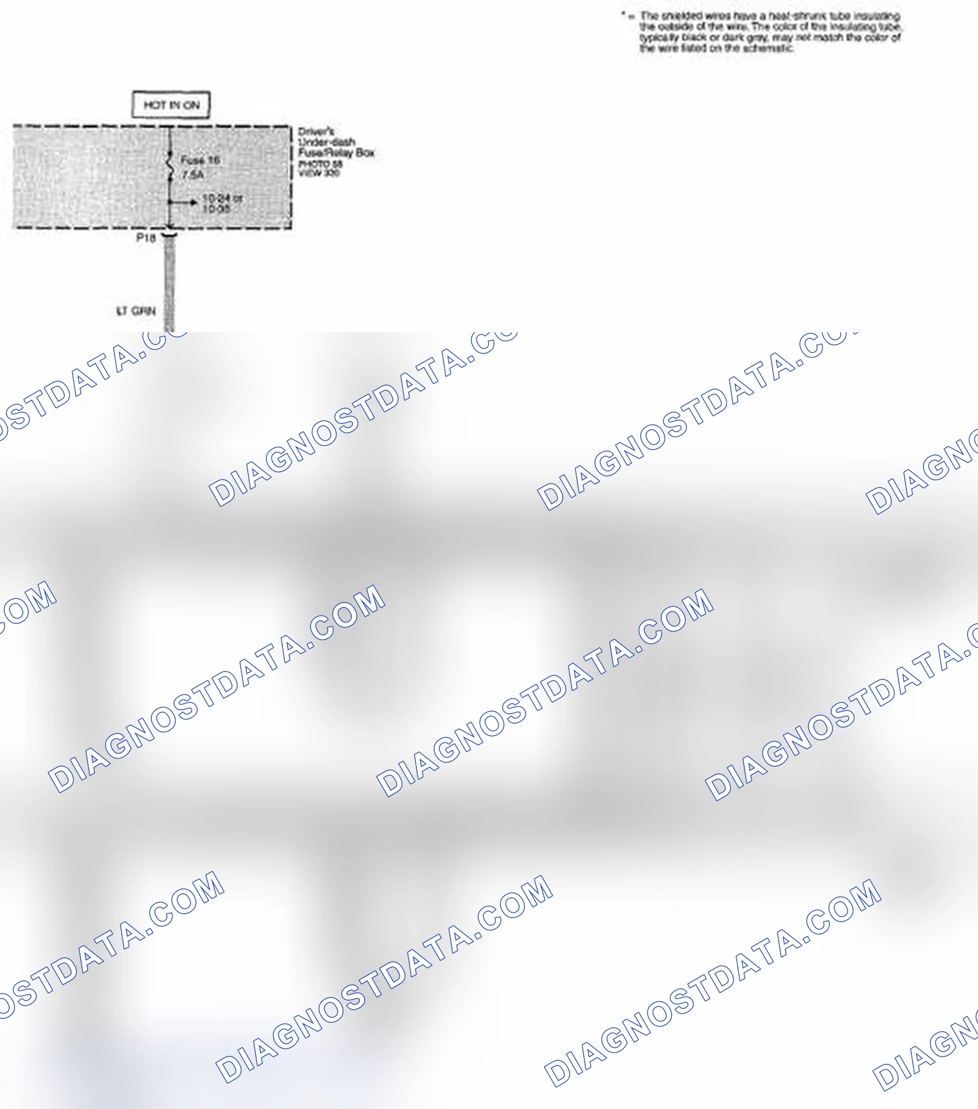 Scheme 501: Navigation System Circuit Diagram (Page 156-11)