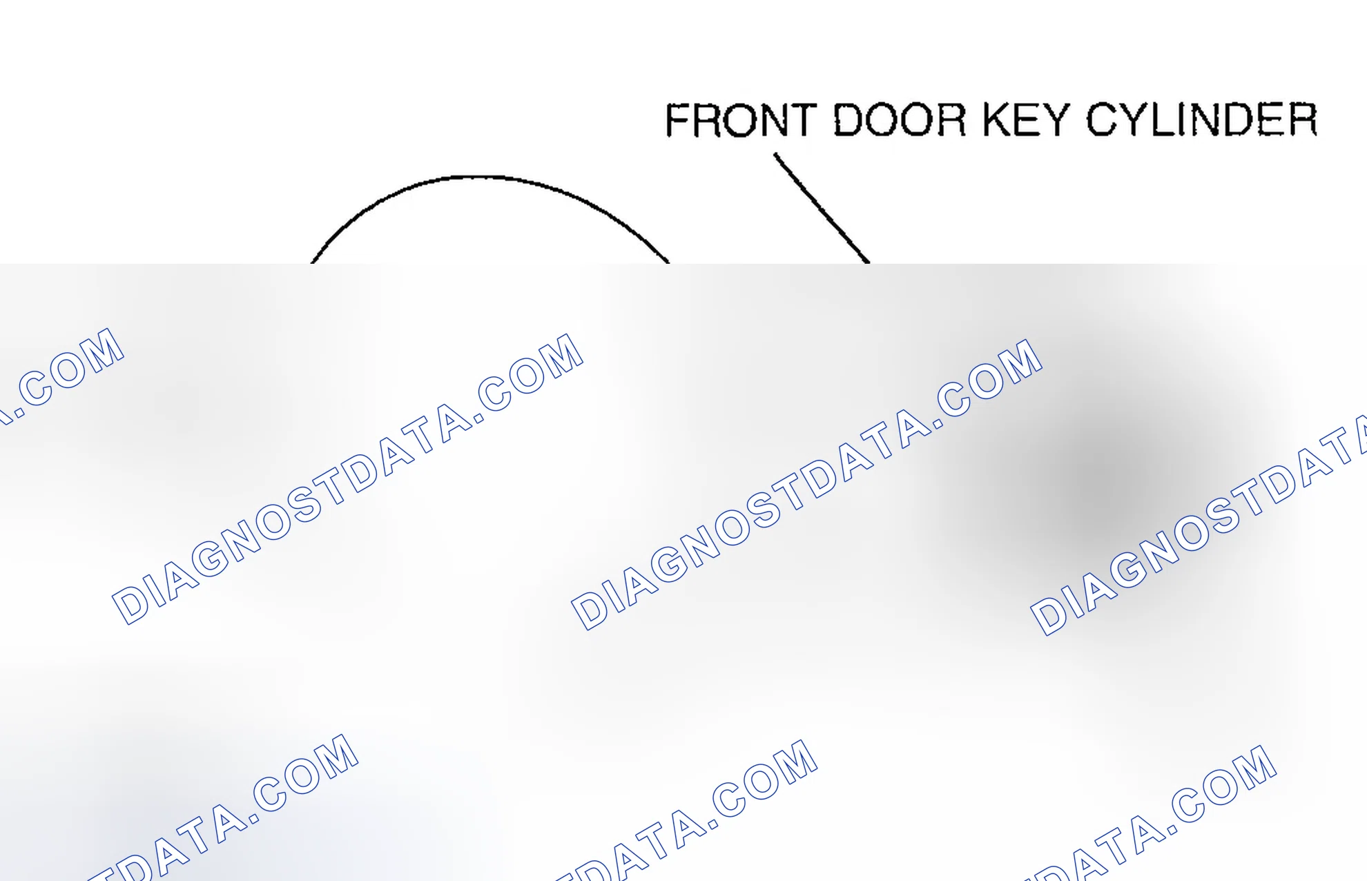Scheme 49: FRONT DOOR KEY CYLINDER REMOVAL/INSTALLATION
