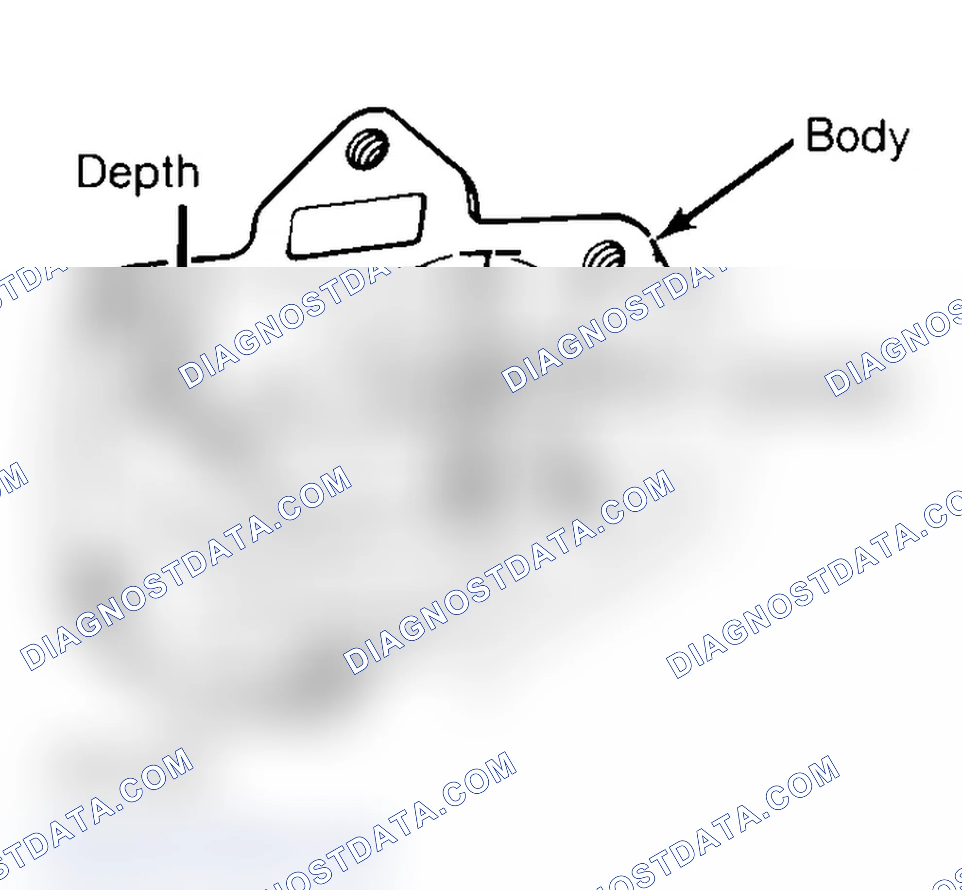 Scheme 35: Measuring Oil Pump Gear Cavity