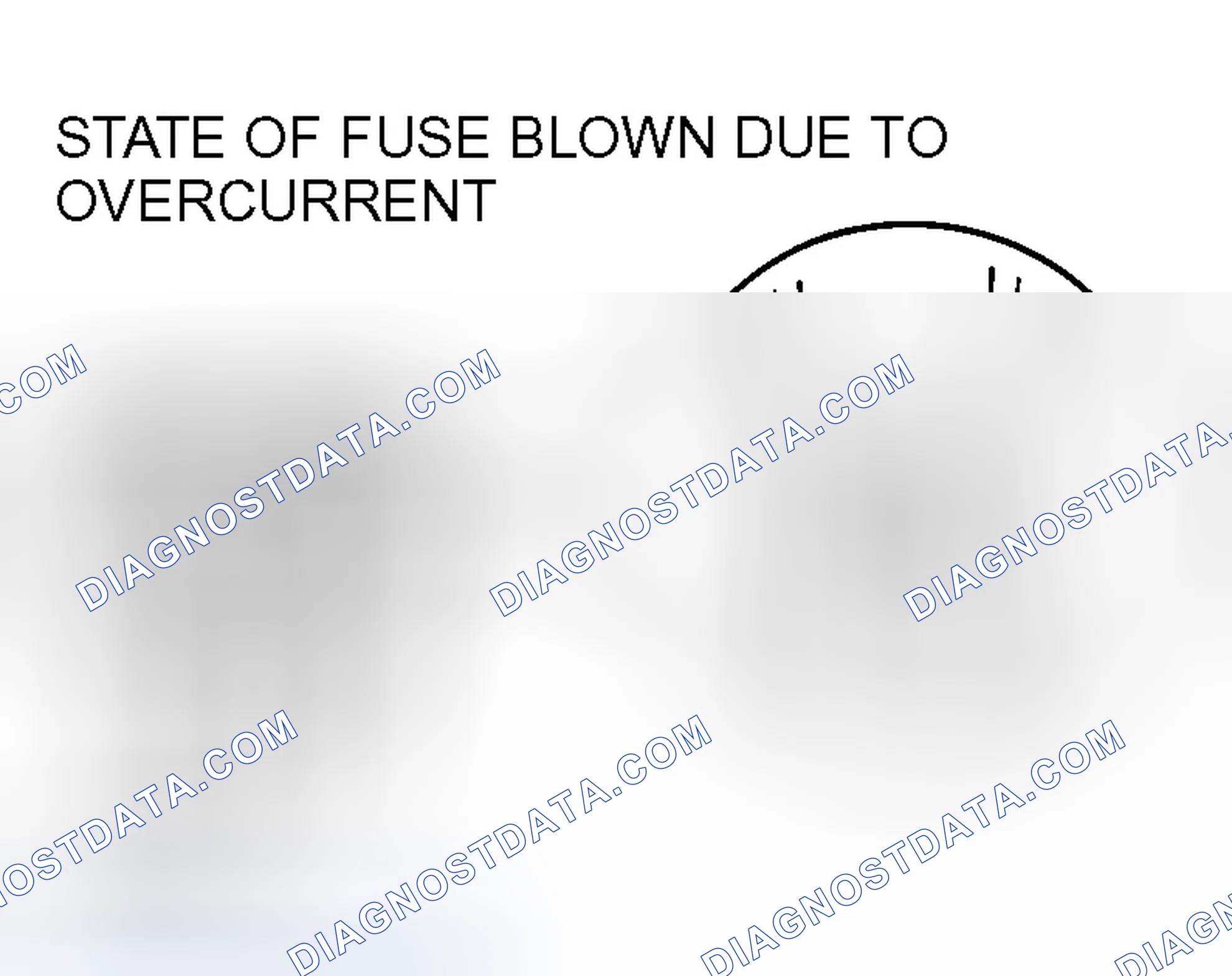 Scheme 106: CAUTIONS IN EVENT OF BLOWN FUSE