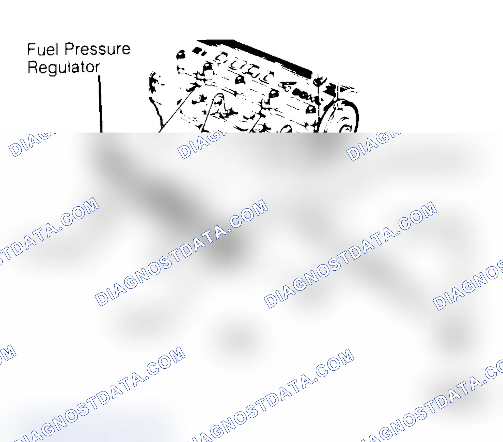 Scheme 10: View Of 2.3L Fuel Rail Assembly