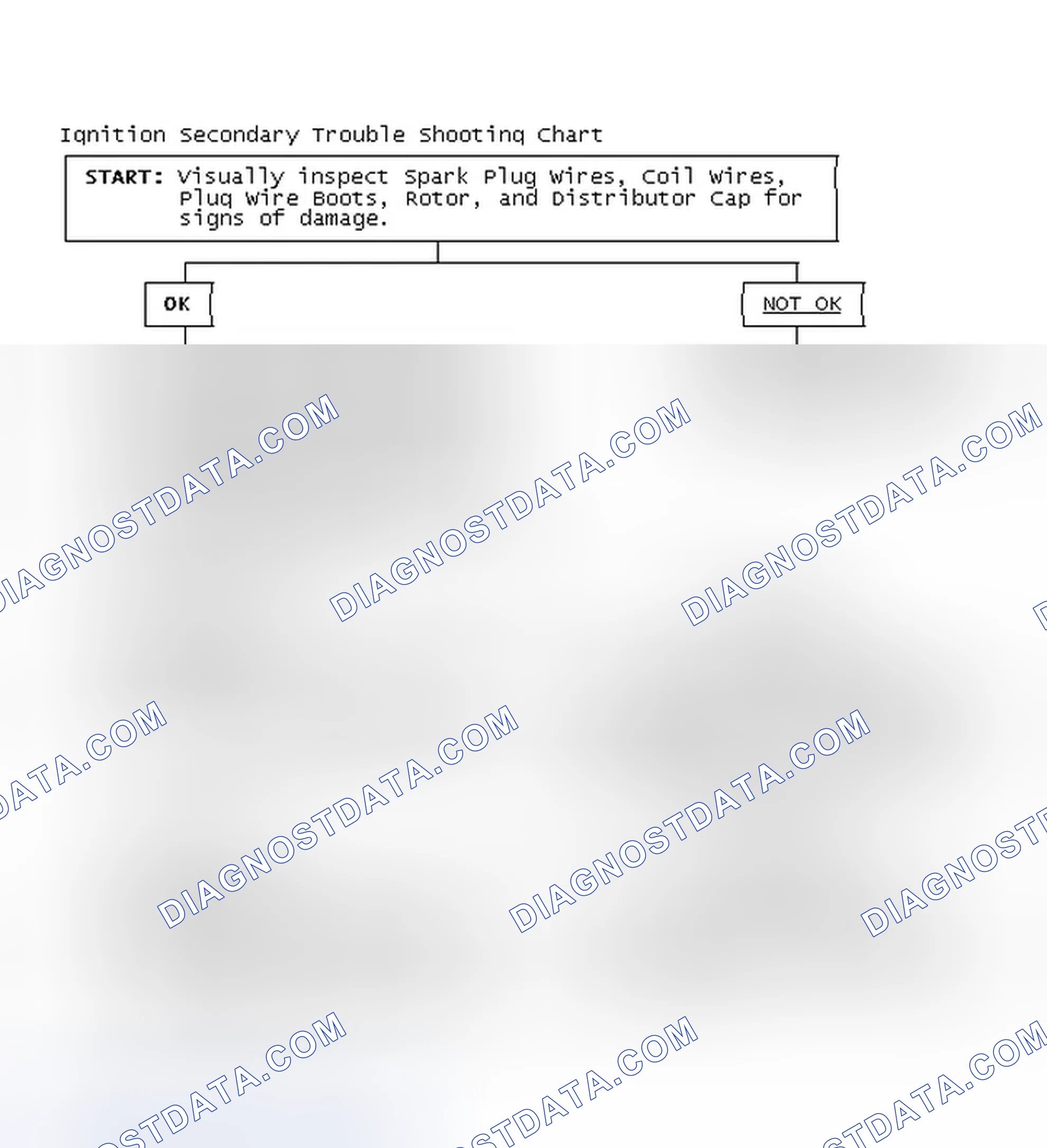 Scheme 1: Ignition Secondary Trouble Shooting Chart