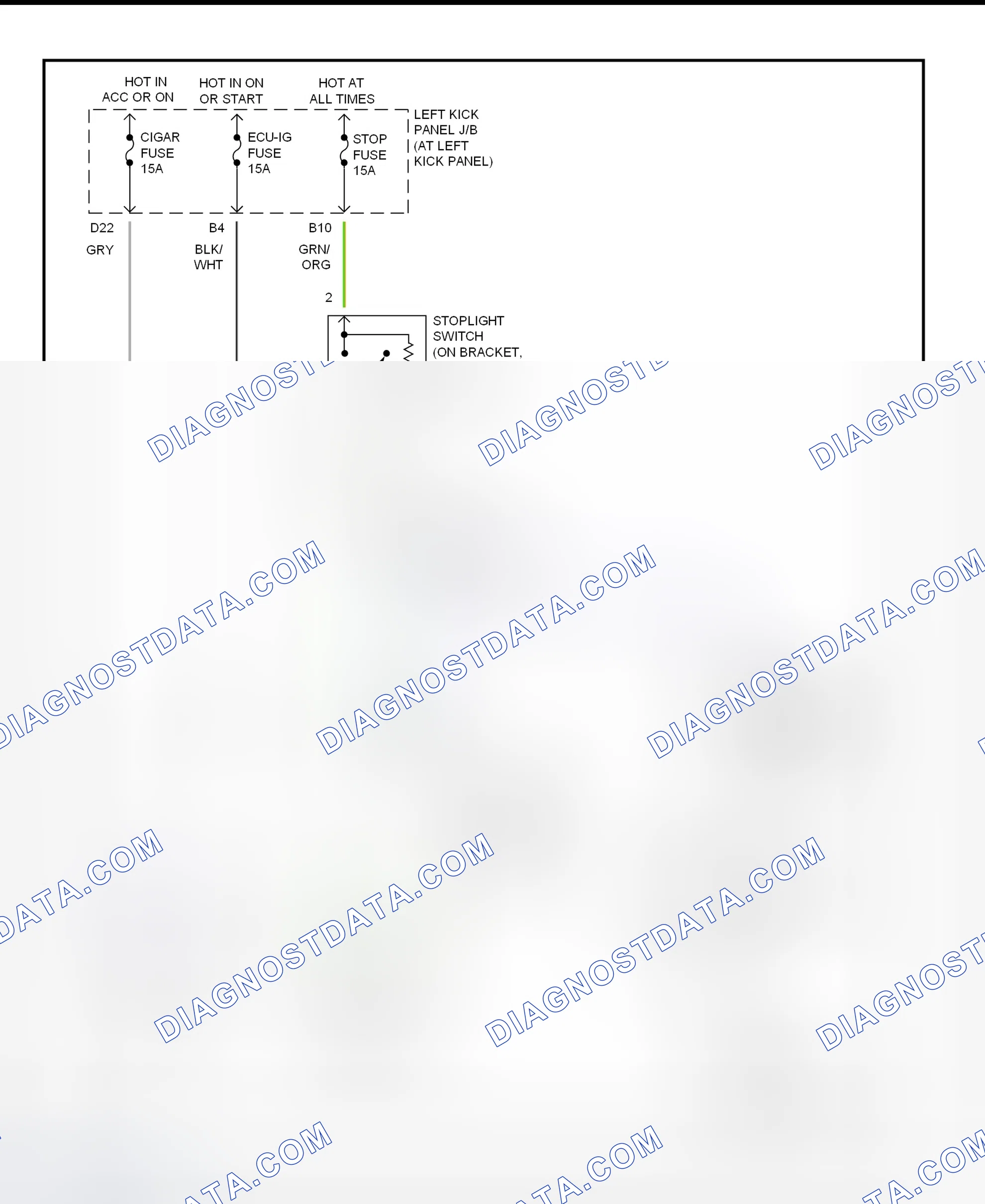Scheme 200: Shift Interlock System Wiring Diagram (2001 - Lexus LX470)