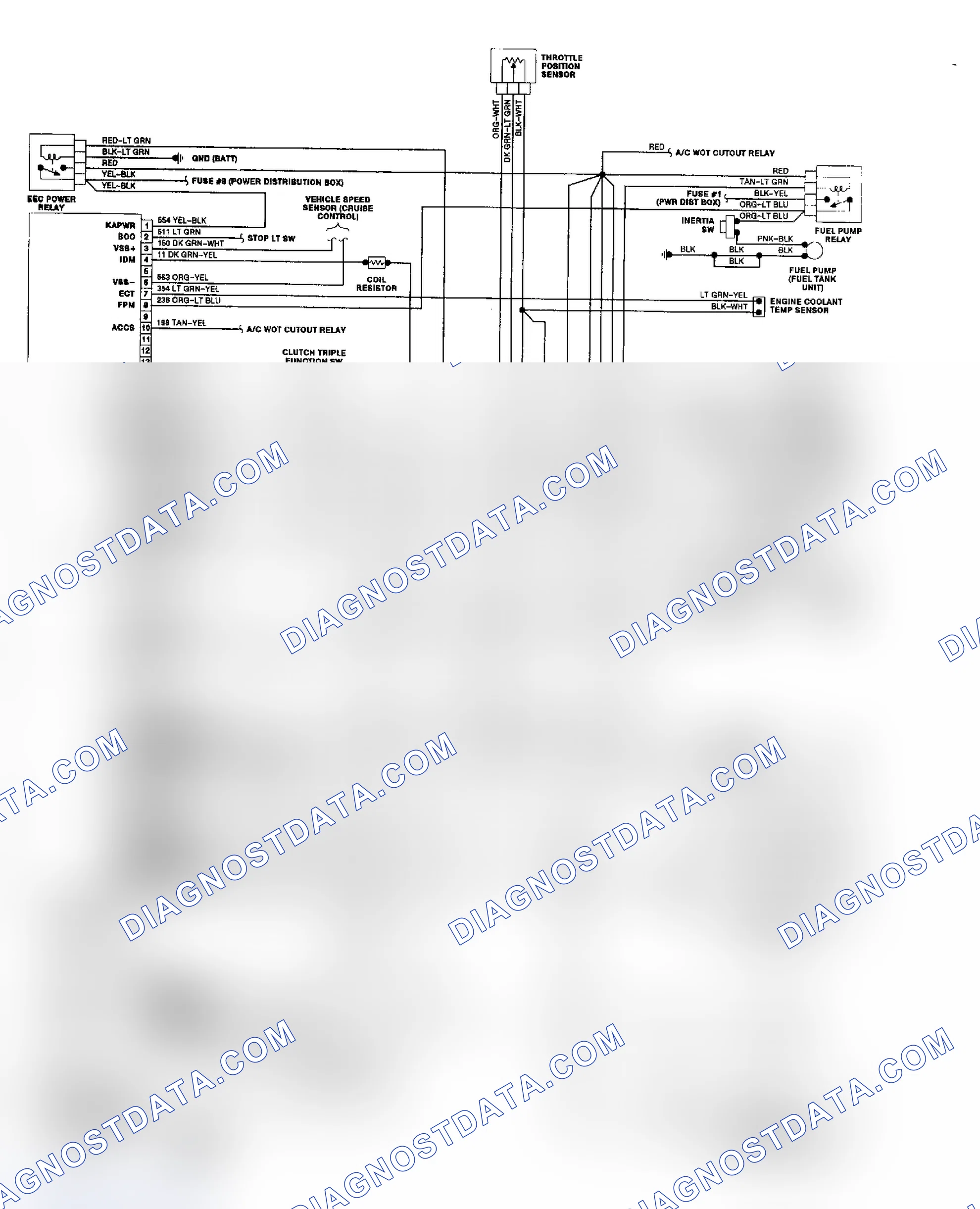 Scheme 3: 2.9L EEC-IV Wiring Diagram (Bronco II & Ranger)