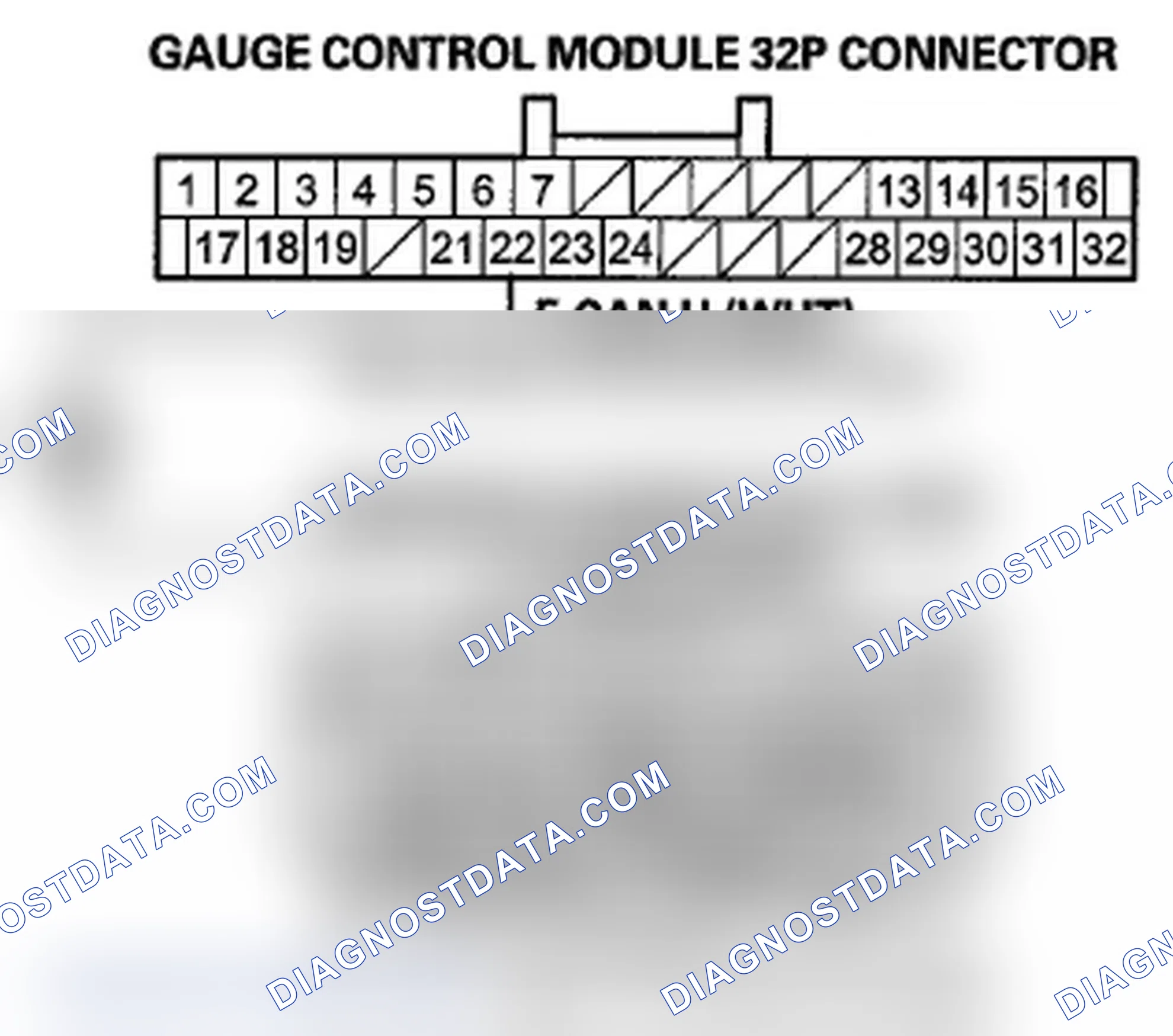 Scheme 461: DTC U0155: F-CAN Malfunction (ECM/PCM-Gauge Control Module)