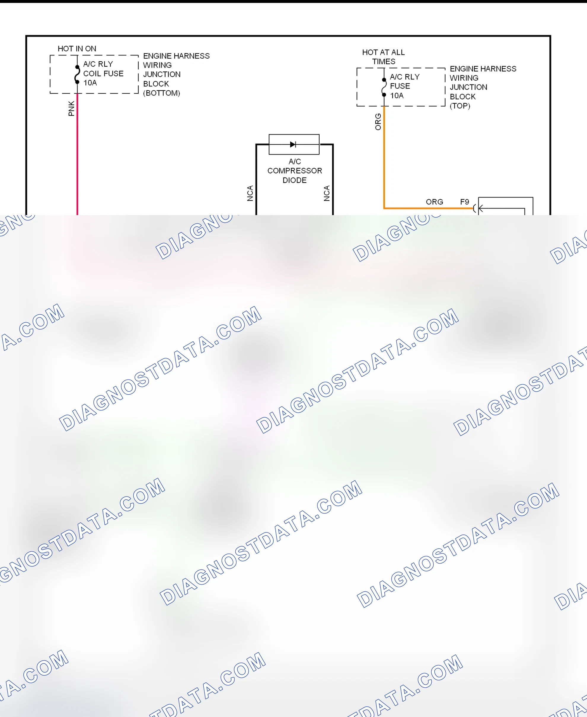 Scheme 29: A/C Compressor Clutch Control Circuit Wiring Diagram (2000 Impala & Monte Carlo)