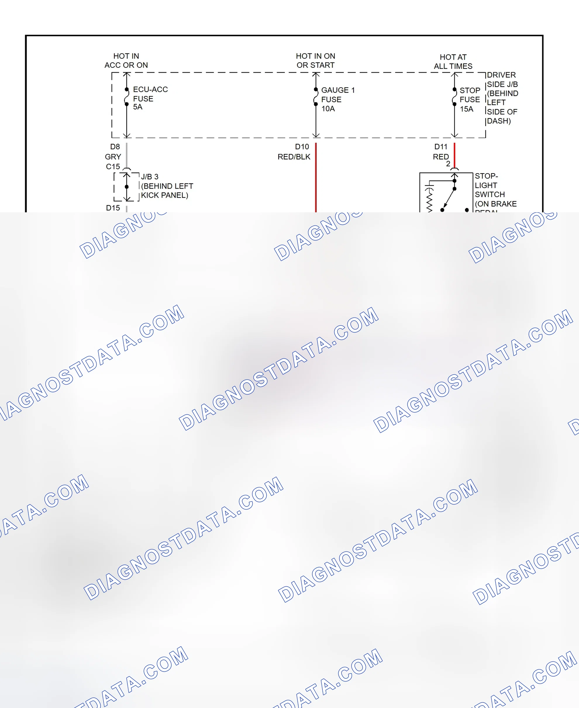 Scheme 341: Shift Interlock System Wiring Diagram (2001 - Toyota Avalon)
