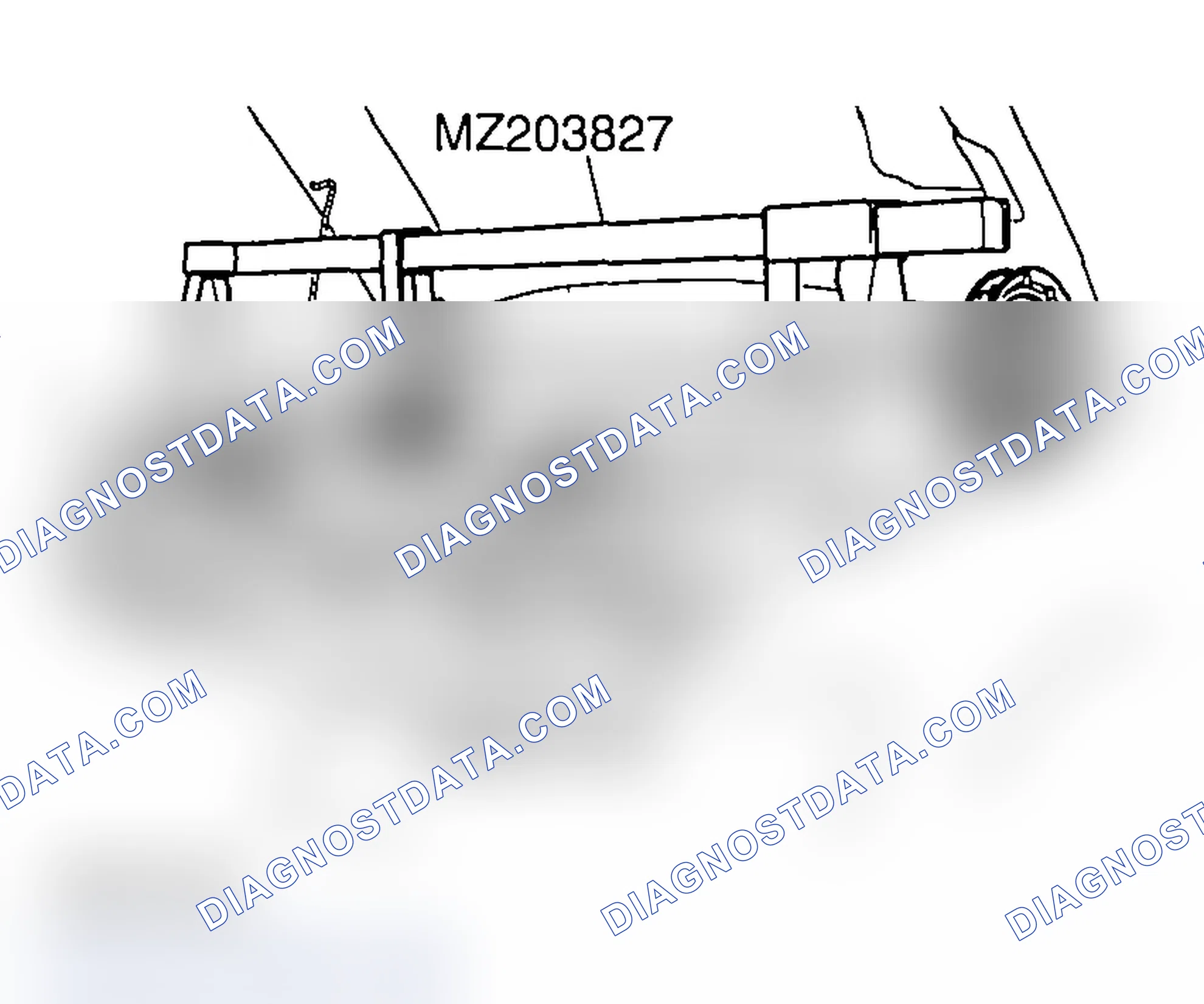 Scheme 812: << D >> ENGINE FRONT MOUNTING BRACKET AND CUSHION STOPPERS ASSEMBLY REMOVAL