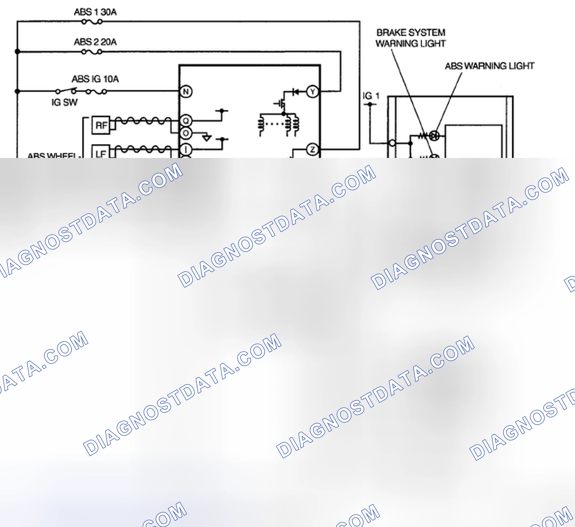Scheme 57: SYSTEM WIRING DIAGRAM [ABS]