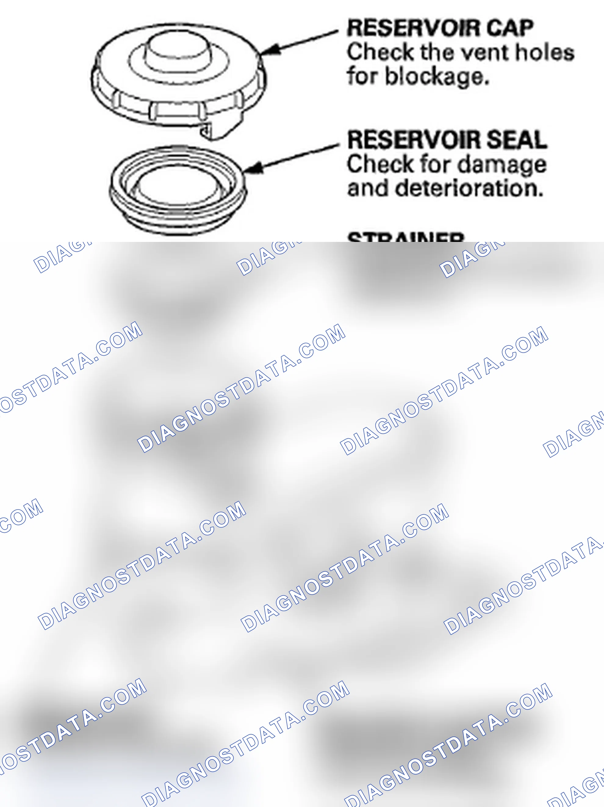 Scheme 106: Master Cylinder Inspection
