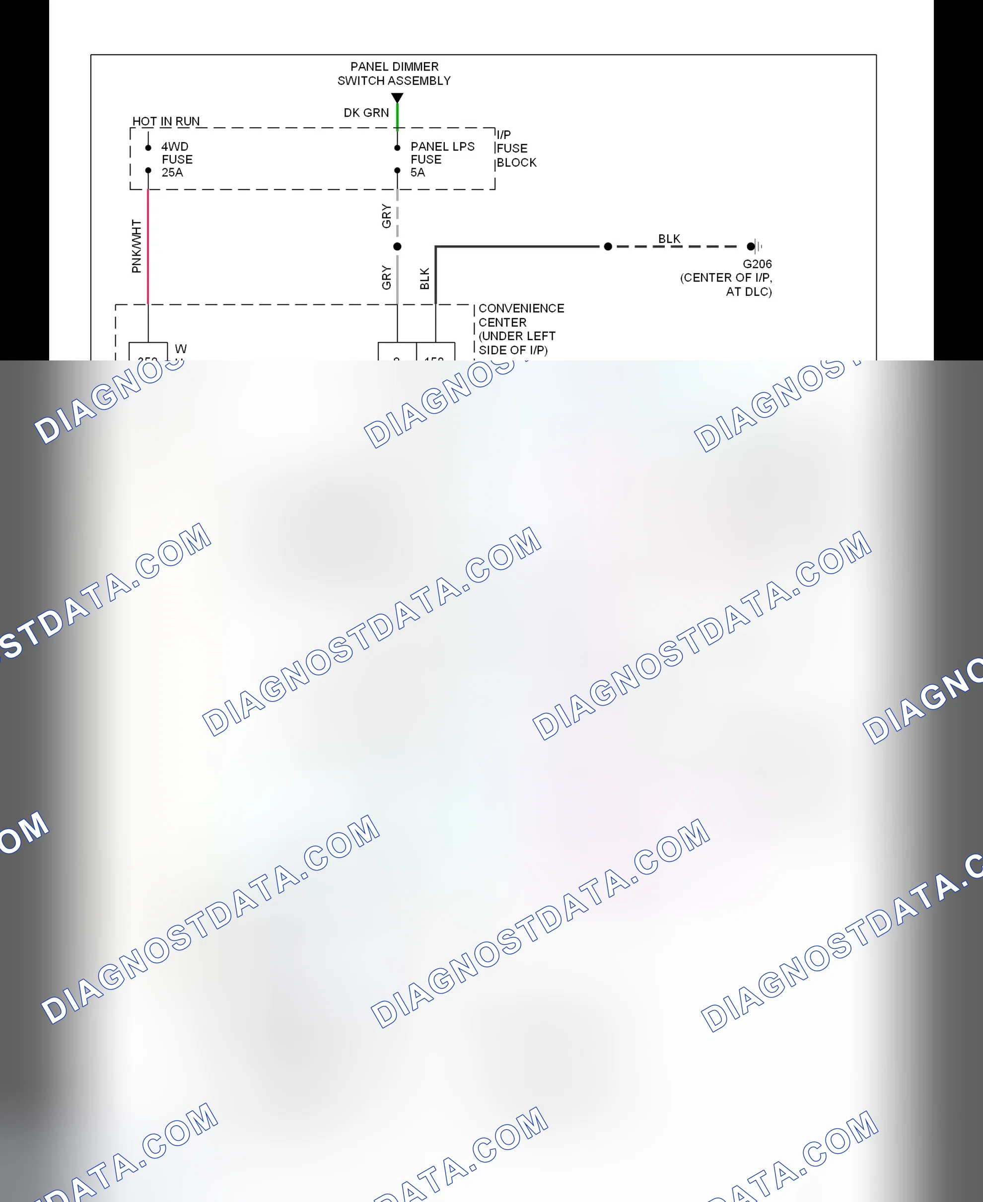 Scheme 10: Transfer Case Circuit (1994 K300)