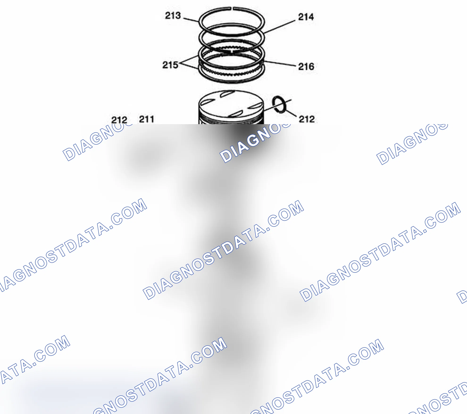 Scheme 85: Piston, Rings, Bearing and Connecting Rod