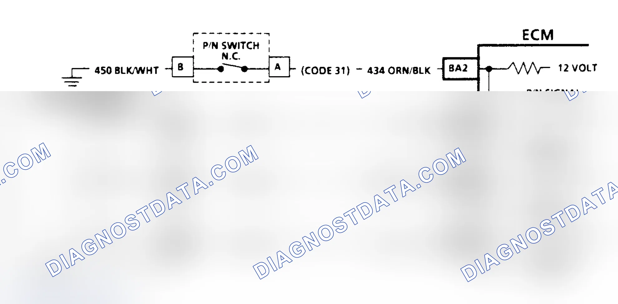 Scheme 157: CODE 27, 28 OR 29 GEAR SWITCH CIRCUITS - 3.8L