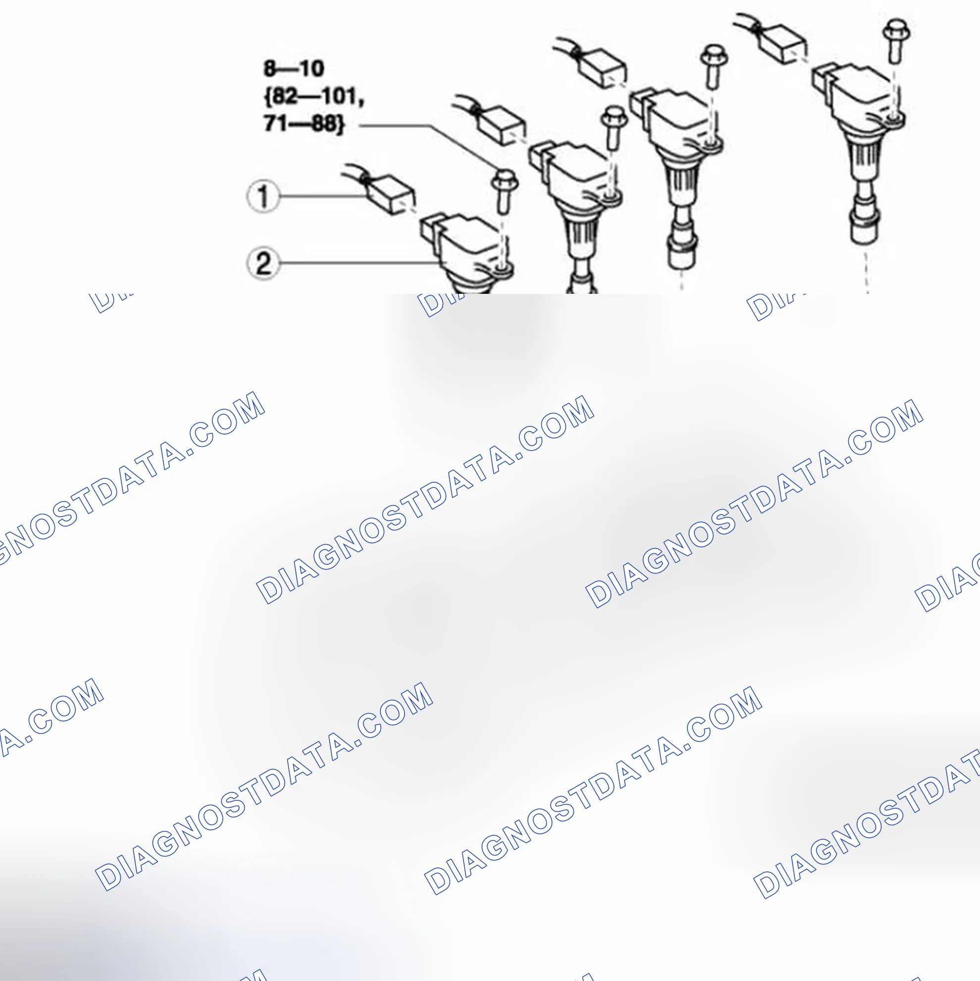 Scheme 2: Identifying Ignition Coil Related Components With Torque Specifications