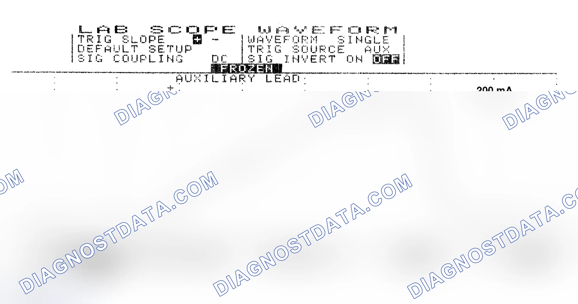 Scheme 13: Single Injector w/Normal Current Flow - Current Pattern