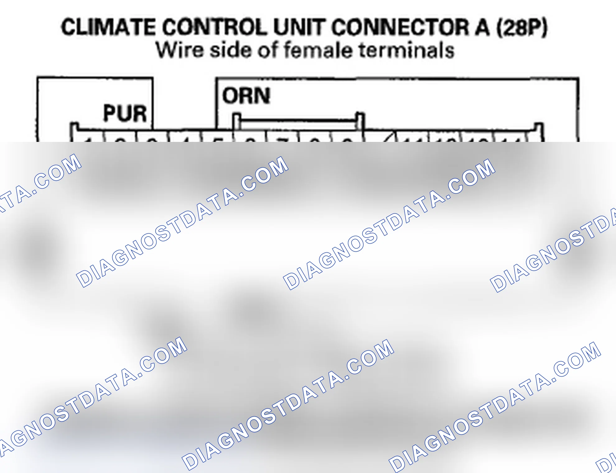 Scheme 89: DTC B2983 or DTC indicator M and A/C ON: A Problem in the Recirculation Control Motor Circuit, Linka