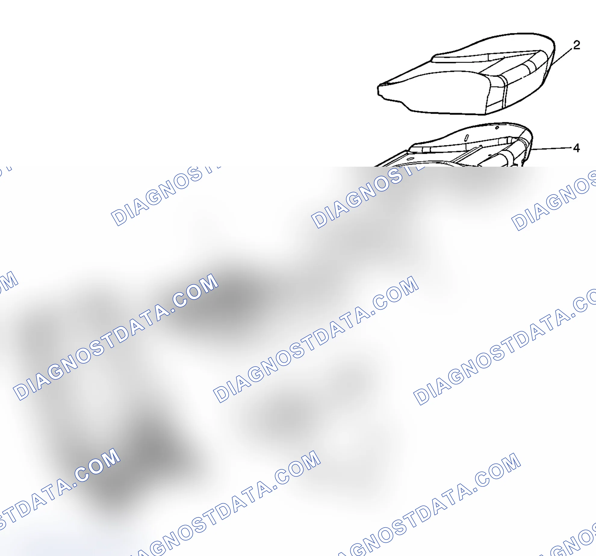 Scheme 17: Frame, Trim Cover, Heater, Pad, Blower, Power Adjuster Control Module Replacement - Front Seat Cushi