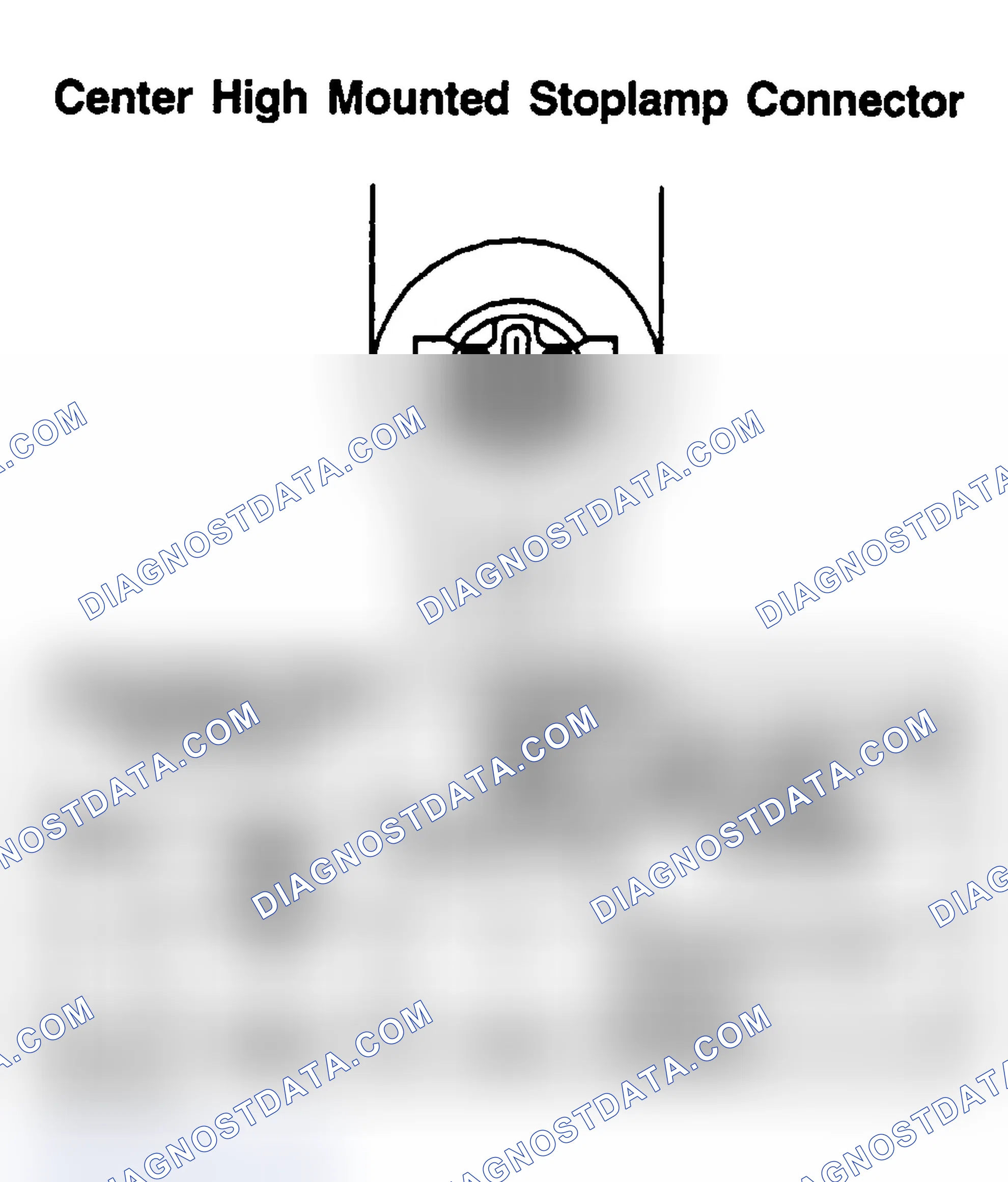 Scheme 130: CENTER HIGH MOUNTED STOPLAMP
