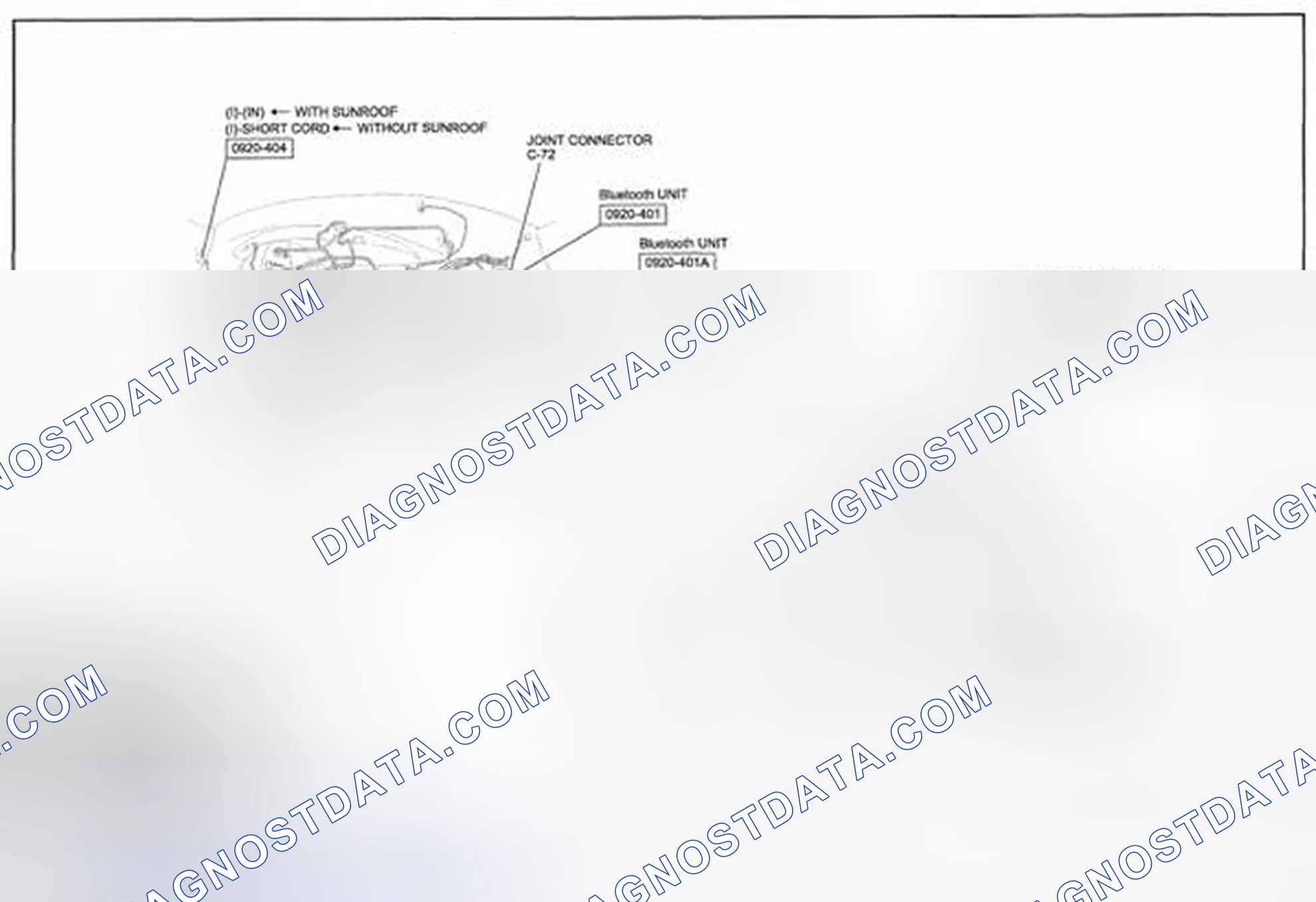 Scheme 374: Bluetooth System (Hands-Free Telephone System) Wiring Diagram - 0920-4c (2 Of 2)