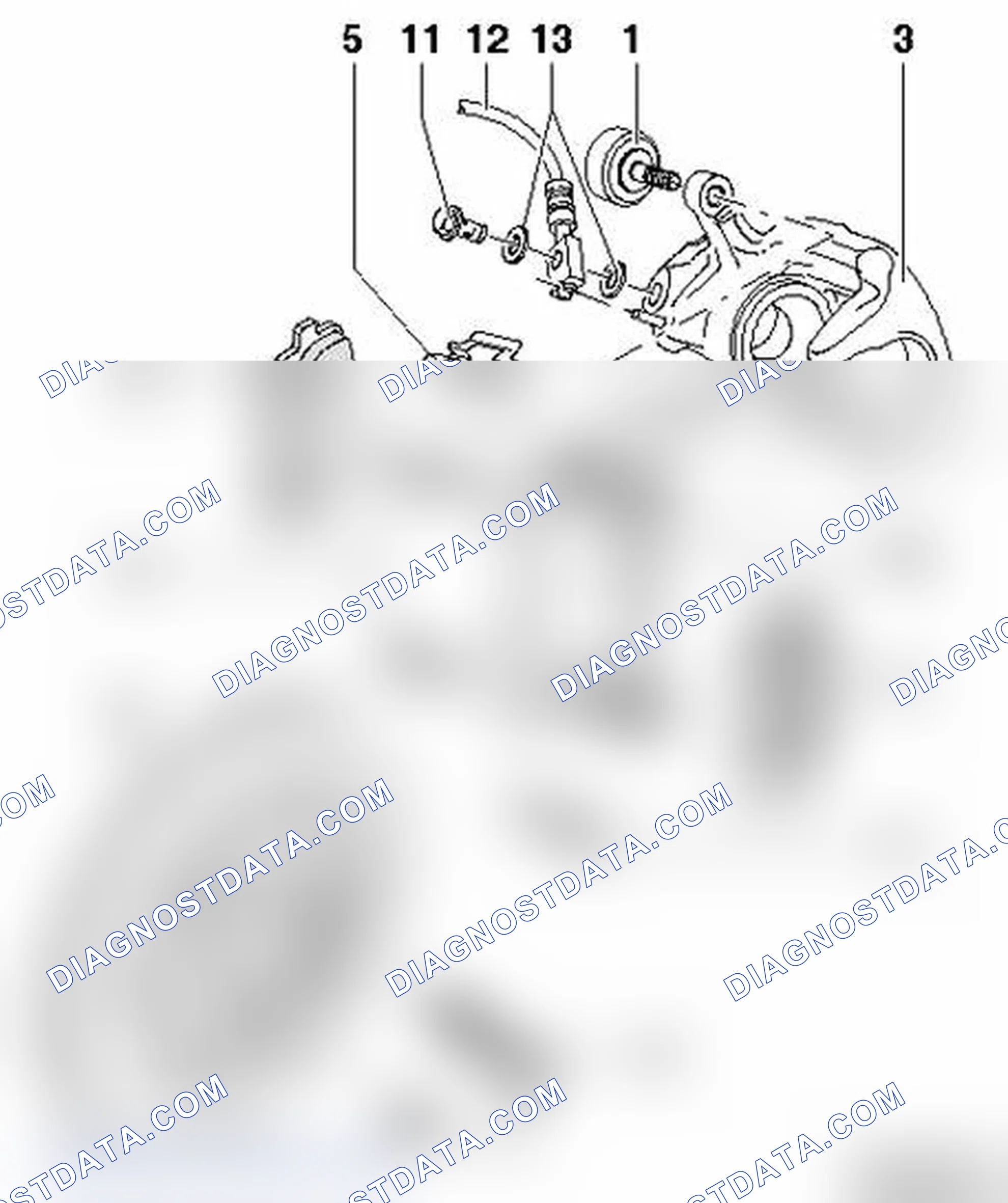 Scheme 94: Brake caliper, servicing