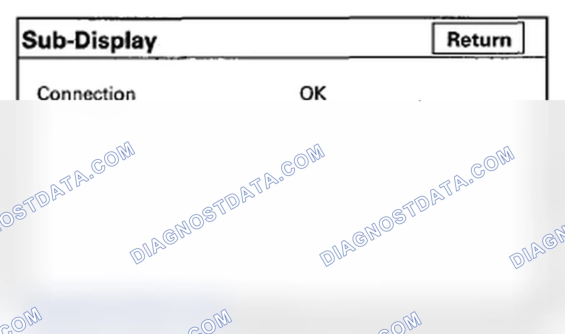 Scheme 405: Sub Display