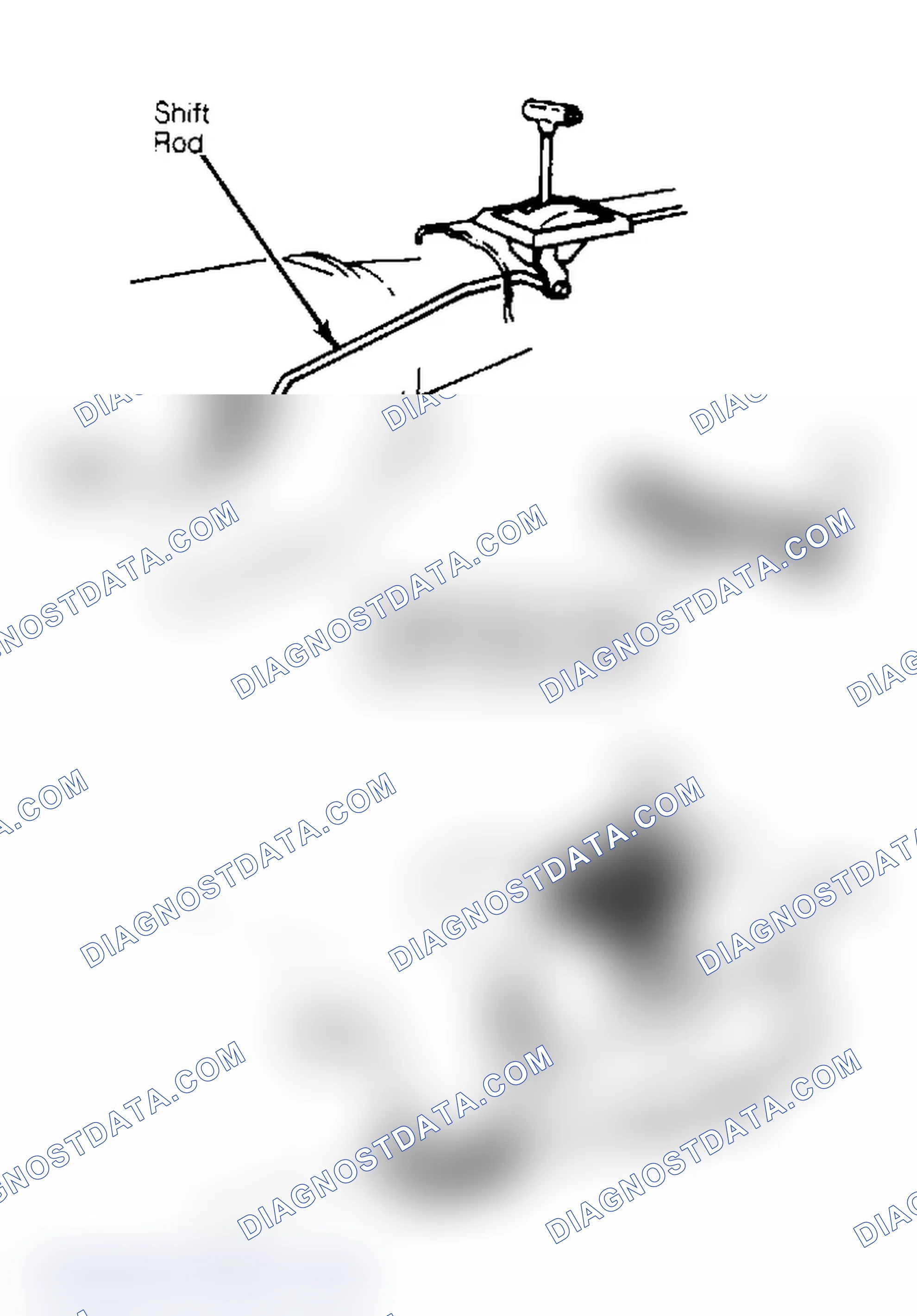 Scheme 35: Typical Ford Motor Co. Console (Floor) Shift Linkage