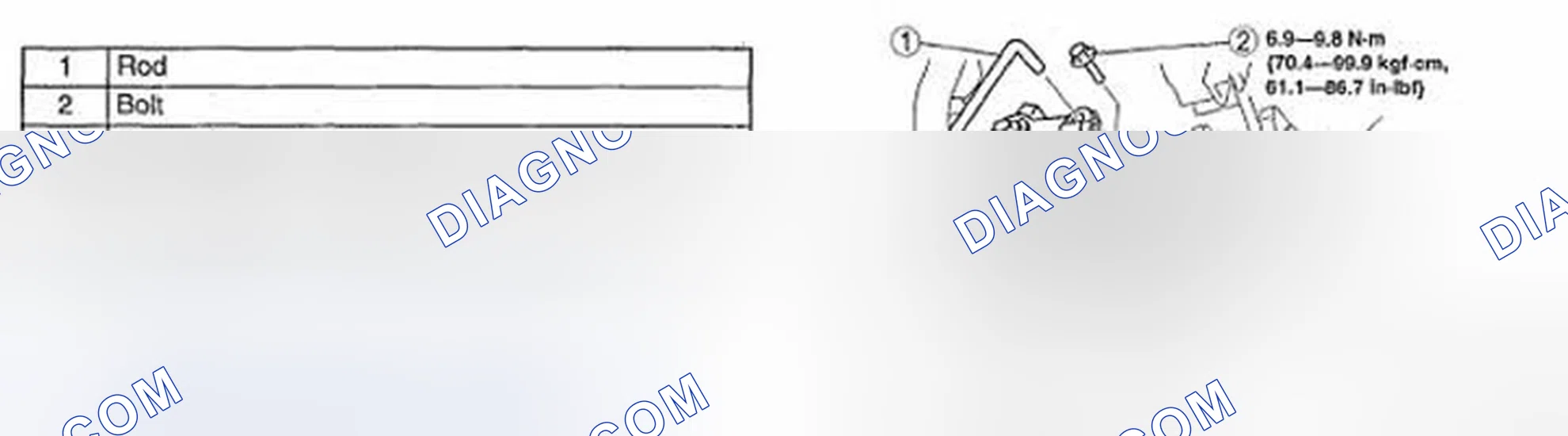 Scheme 21: FRONT DOOR KEY CYLINDER REMOVAL/INSTALLATION