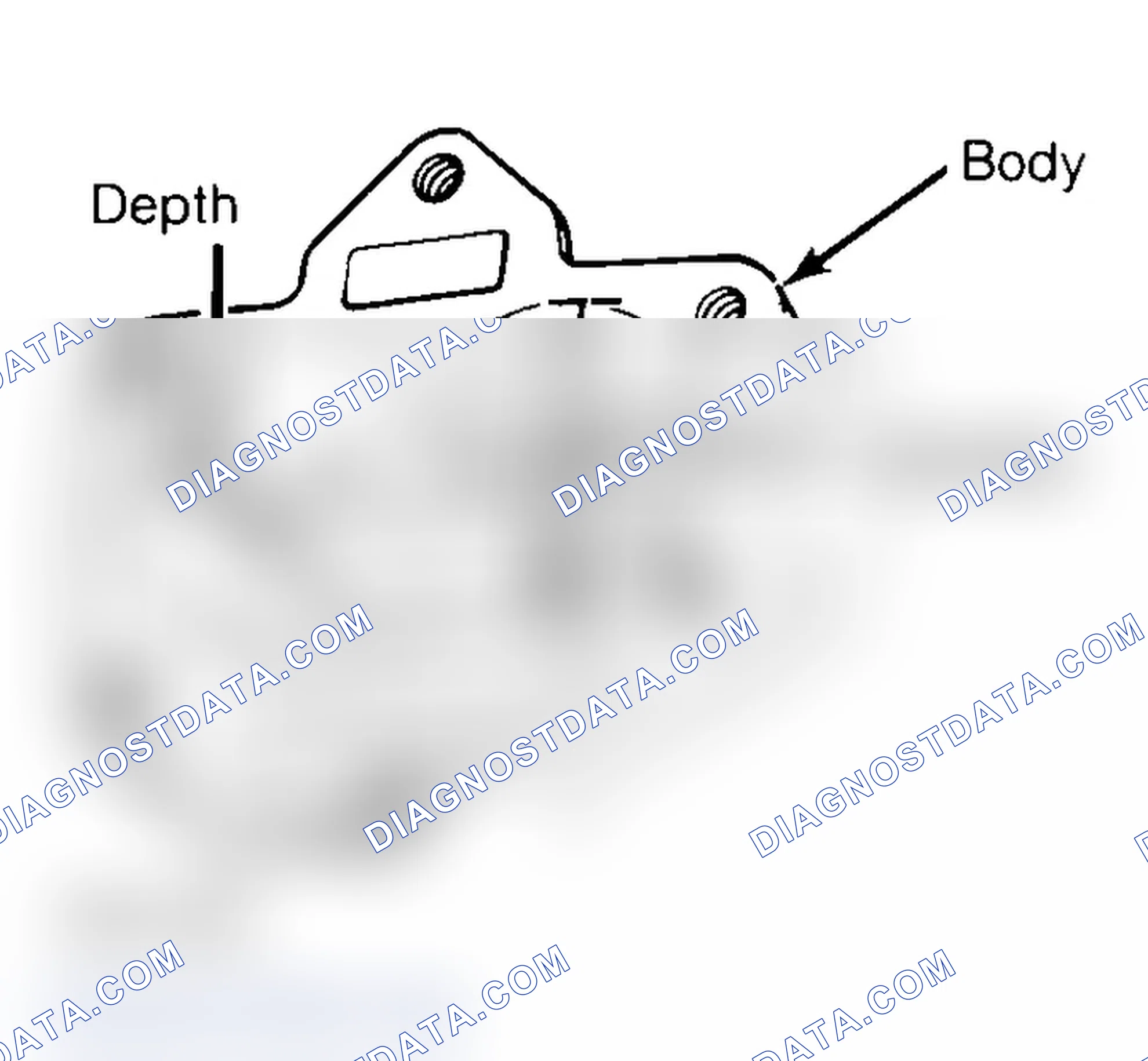 Scheme 35: Measuring Oil Pump Gear Cavity