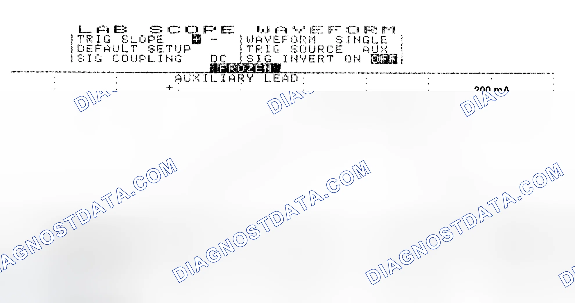 Scheme 13: Single Injector w/Normal Current Flow - Current Pattern