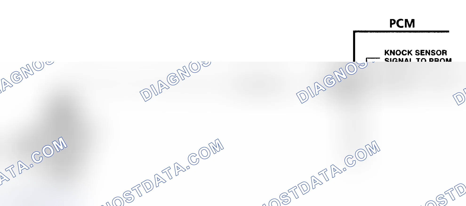 Scheme 80: Code P0325 Schematic (3.4L) Knock Sensor Error (Single Sensor)