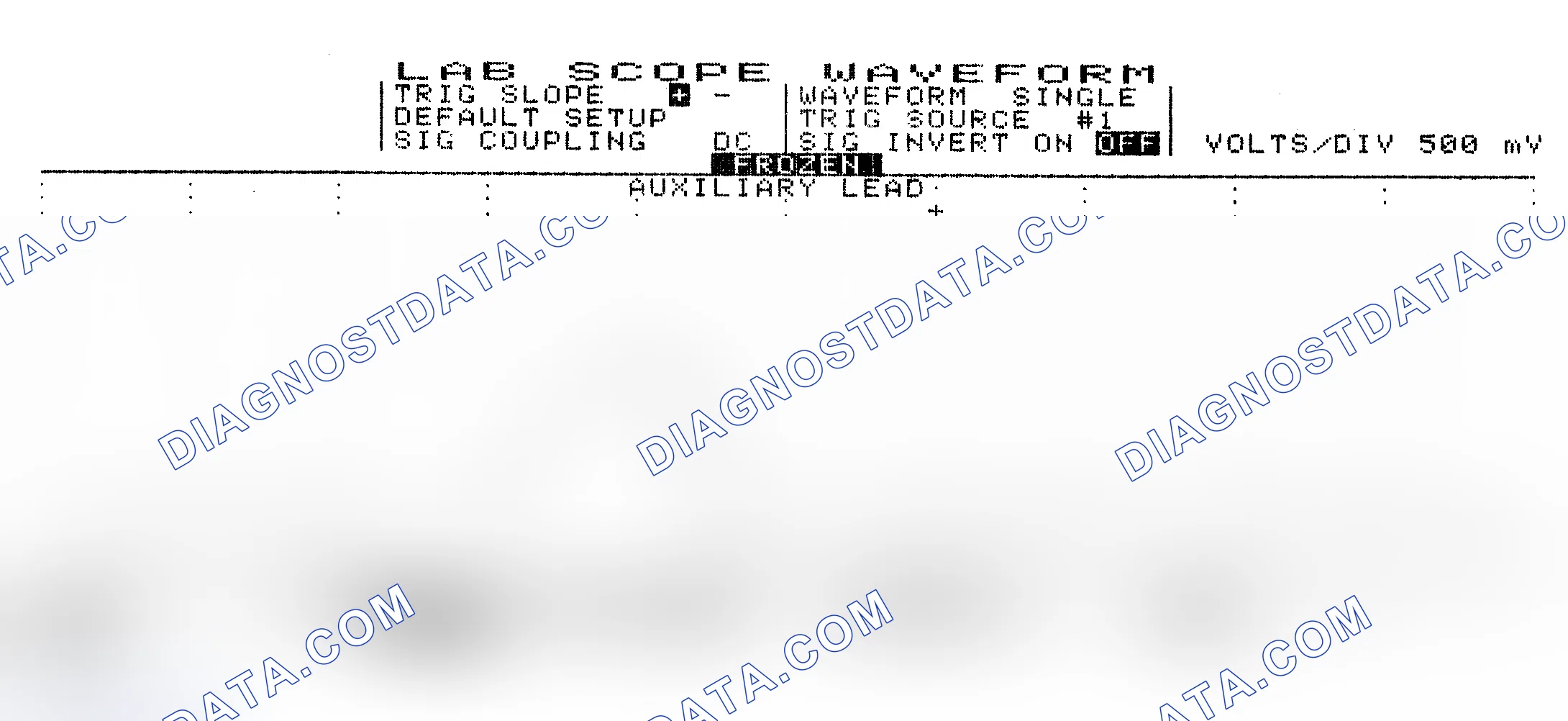 Scheme 10: Single Injector w/Excessive Current Flow - Current Pattern