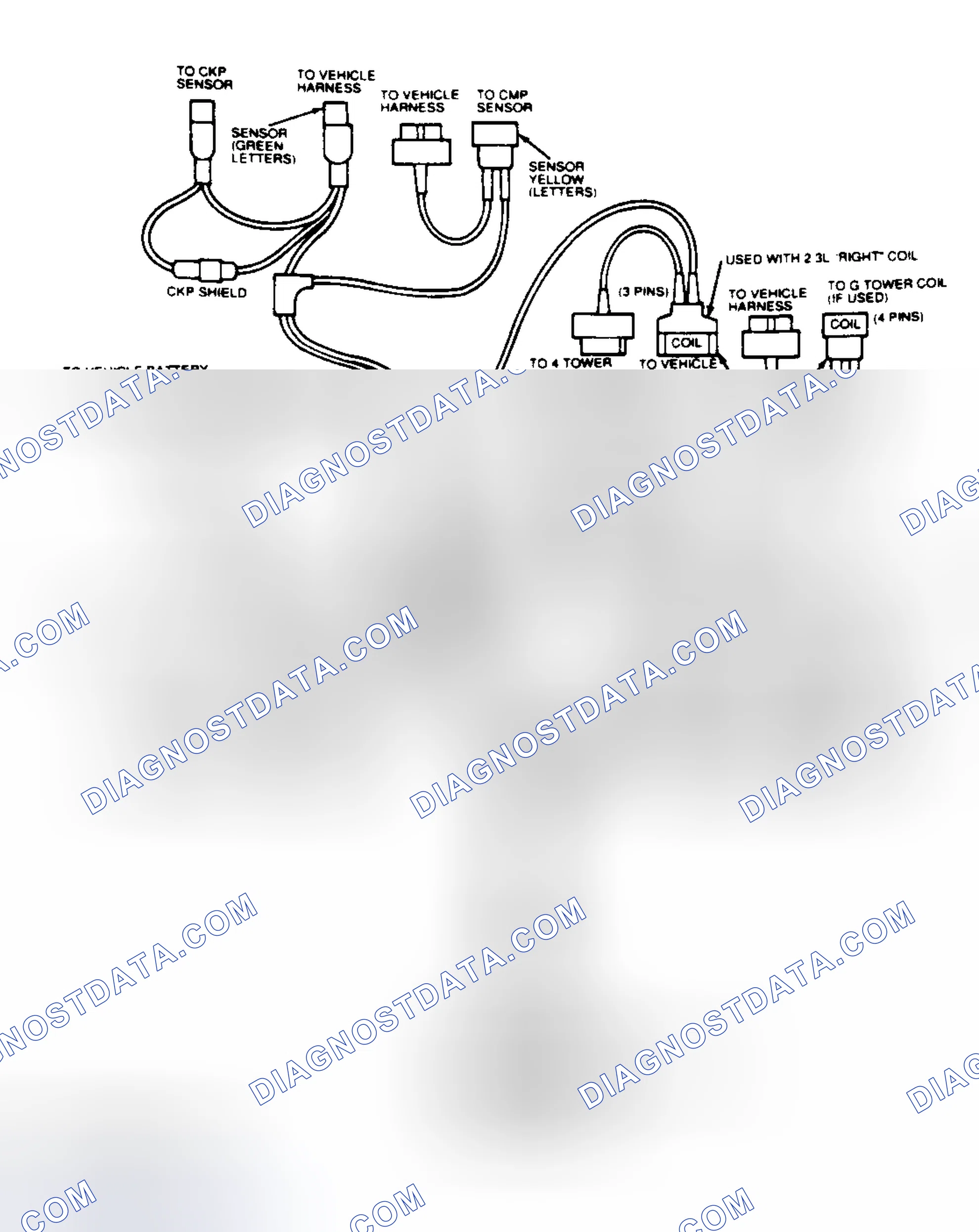 Scheme 23: Low Data Rate - Diagnostic Cable (Mustang 2.3L)