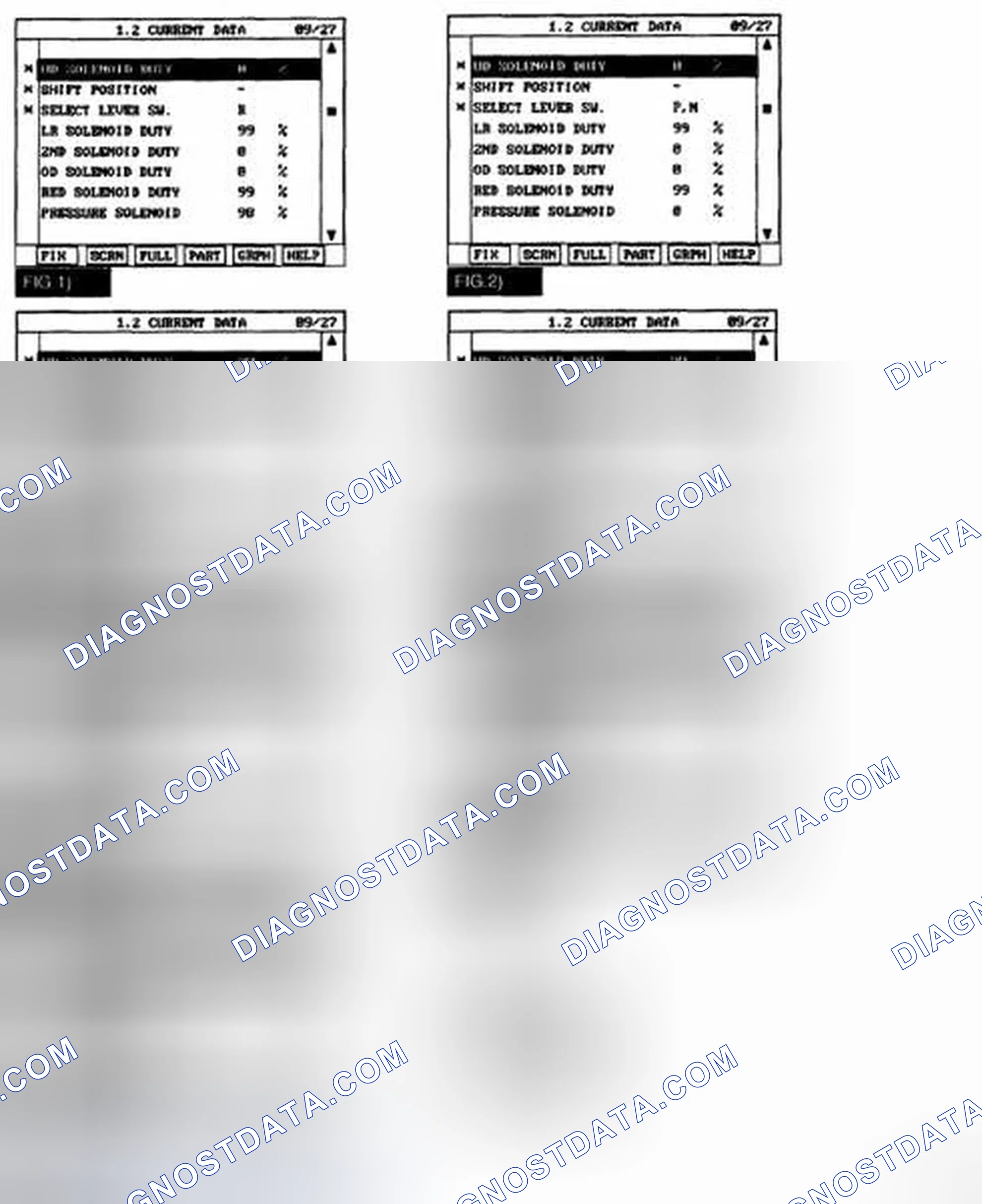 Scheme 110: MONITOR SCANTOOL DATA