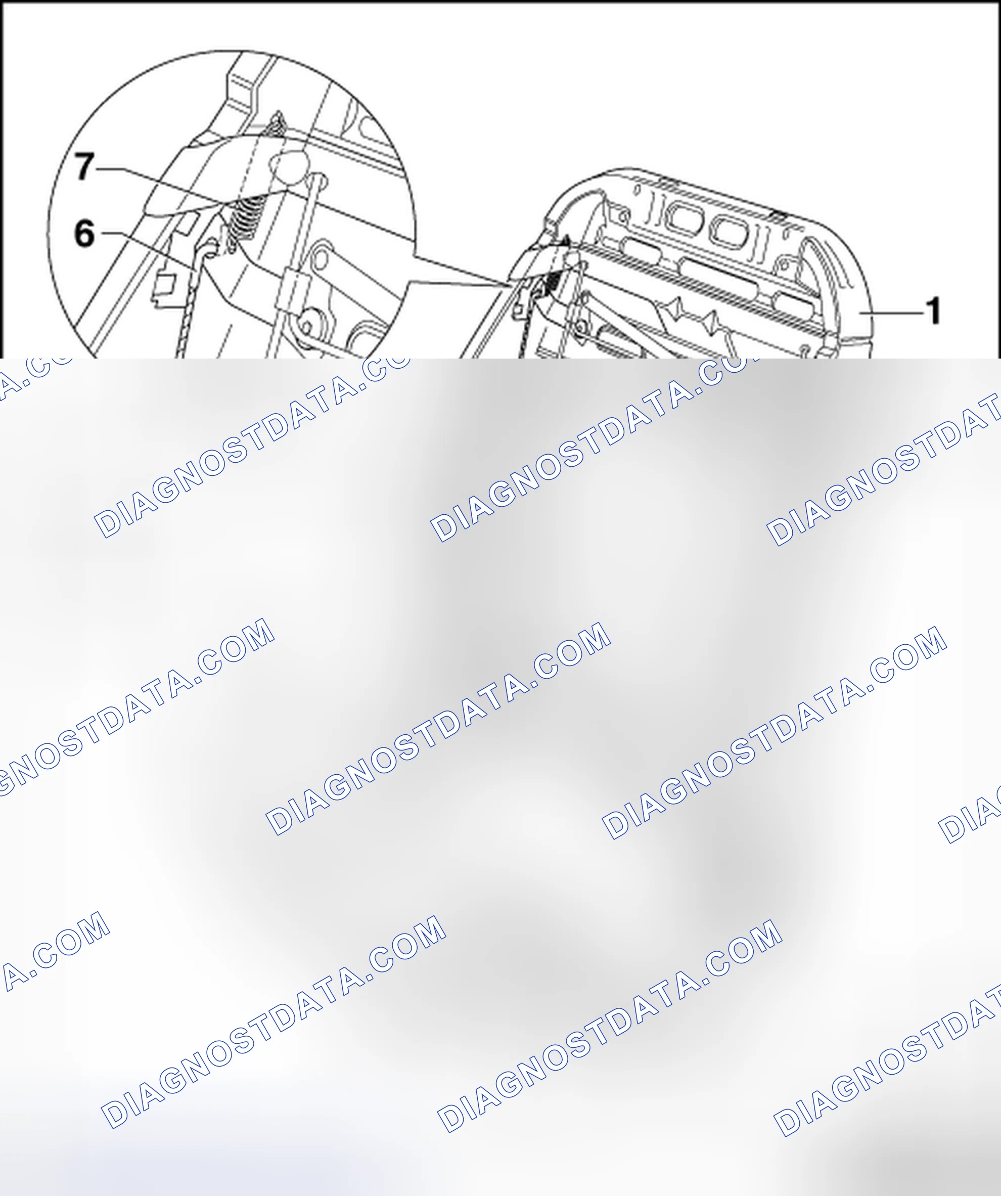Scheme 49: BACKREST FRAME ASSEMBLY OVERVIEW THROUGH 04/03 AND CONVERTIBLE