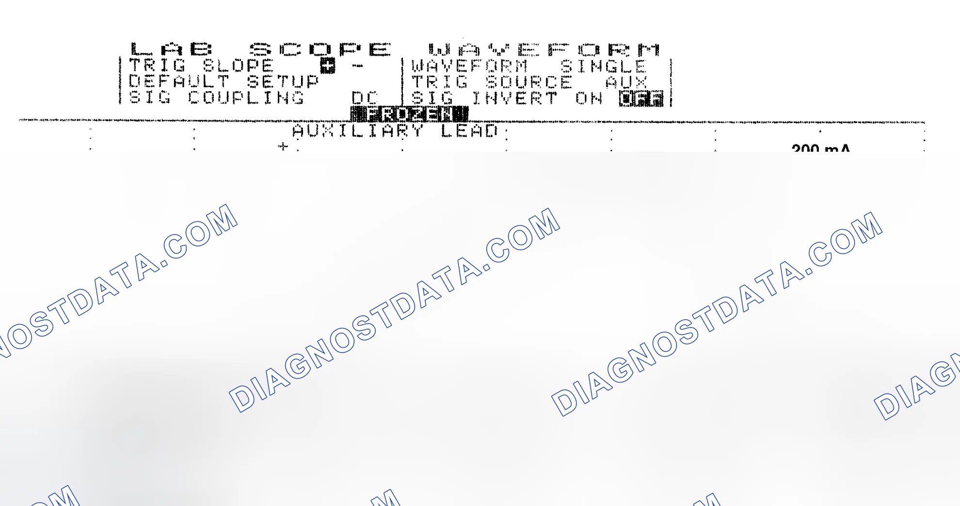 Scheme 13: Single Injector w/Normal Current Flow - Current Pattern