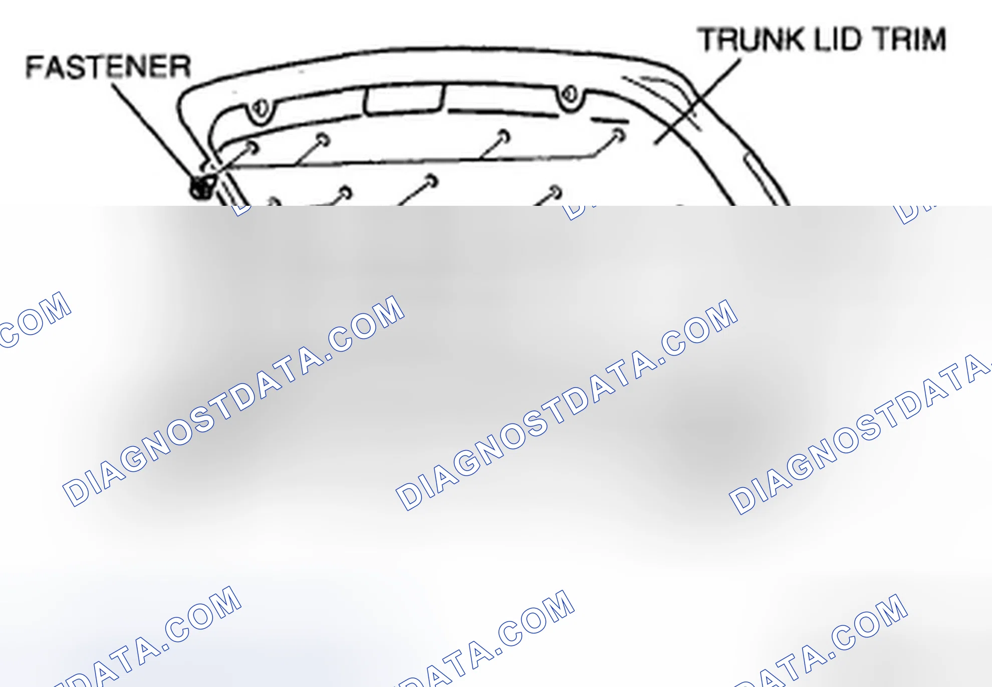 Scheme 52: TRUNK LID TRIM REMOVAL/INSTALLATION