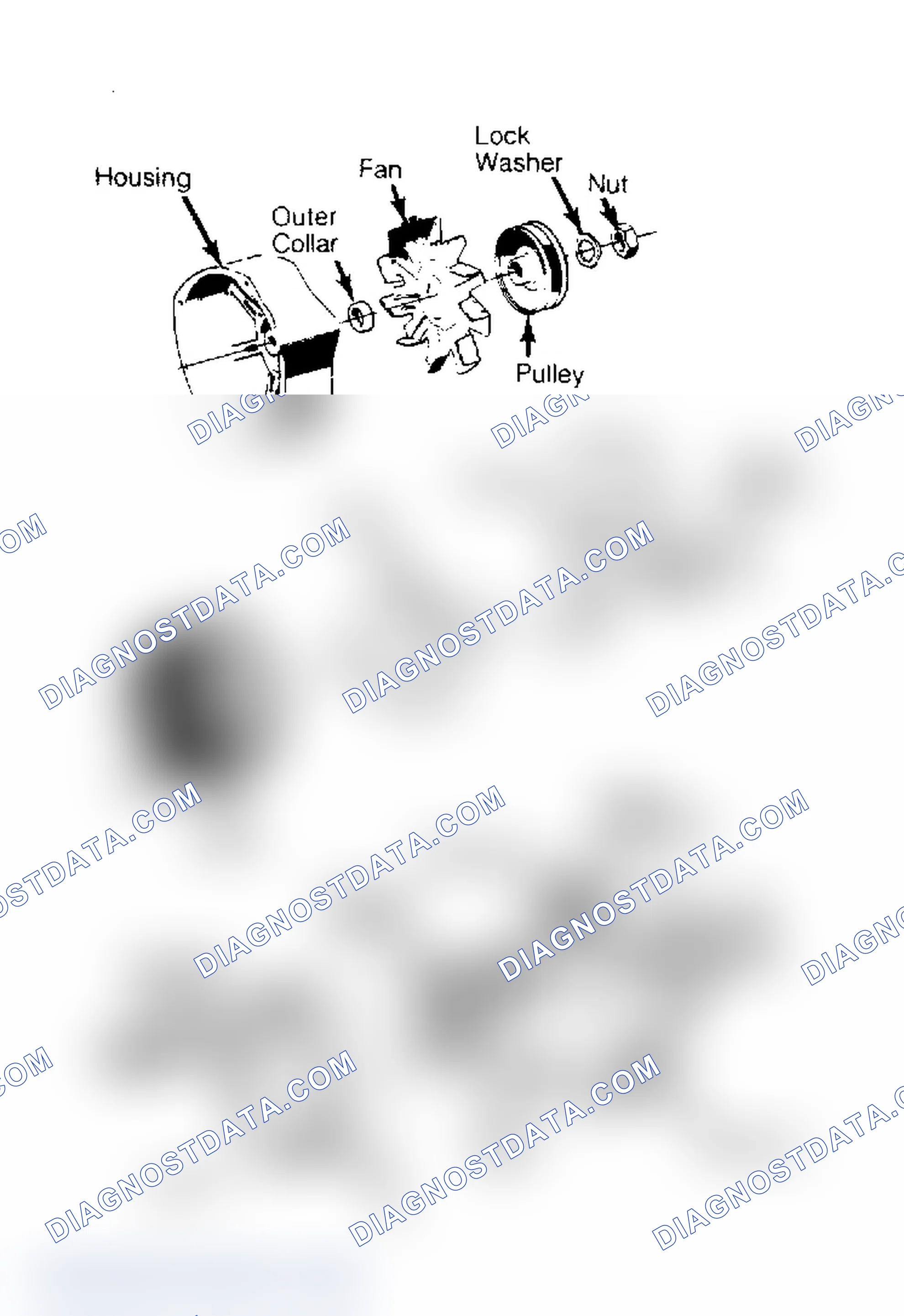Scheme 7: Exploded View of Delcotron Alternator Model 10SI
